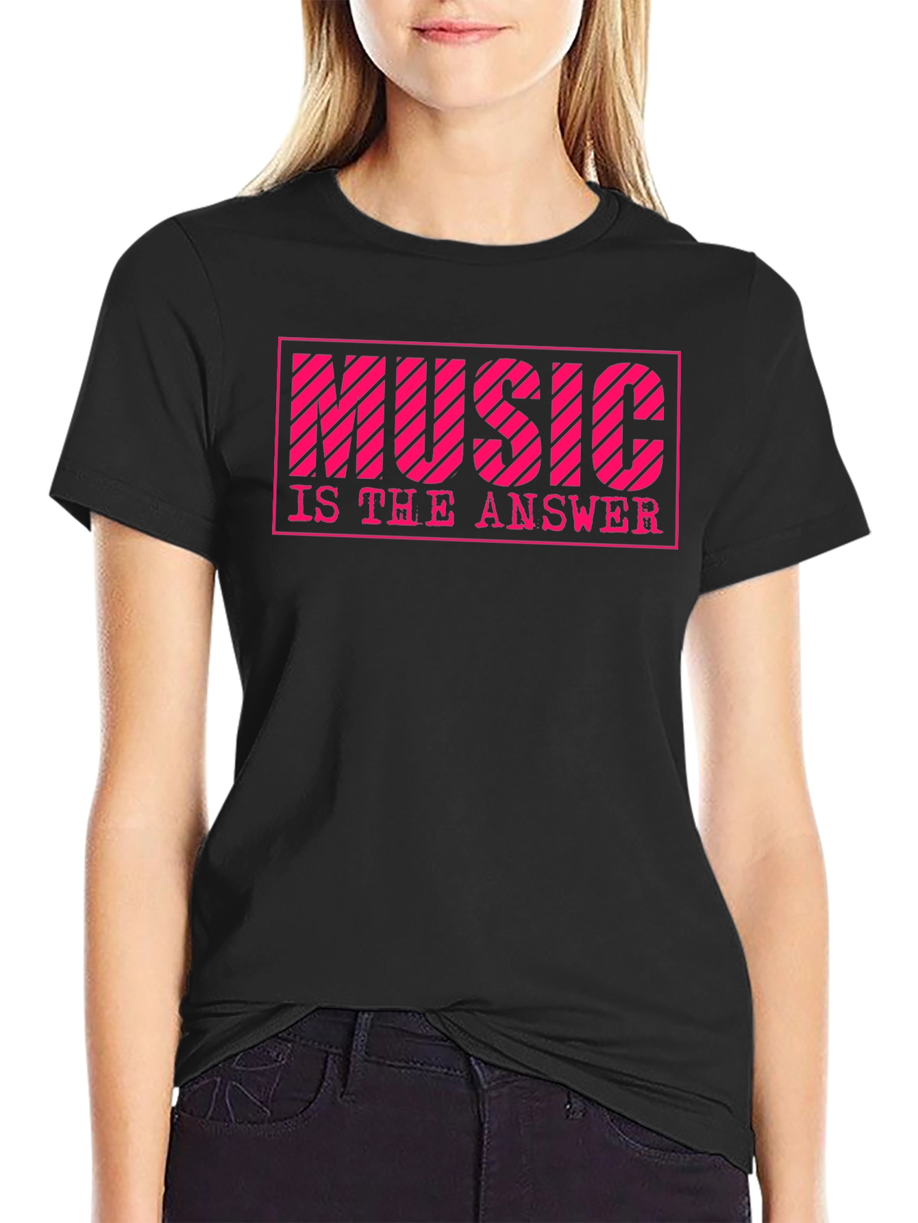 Music is the Answer Graphic T-Shirt