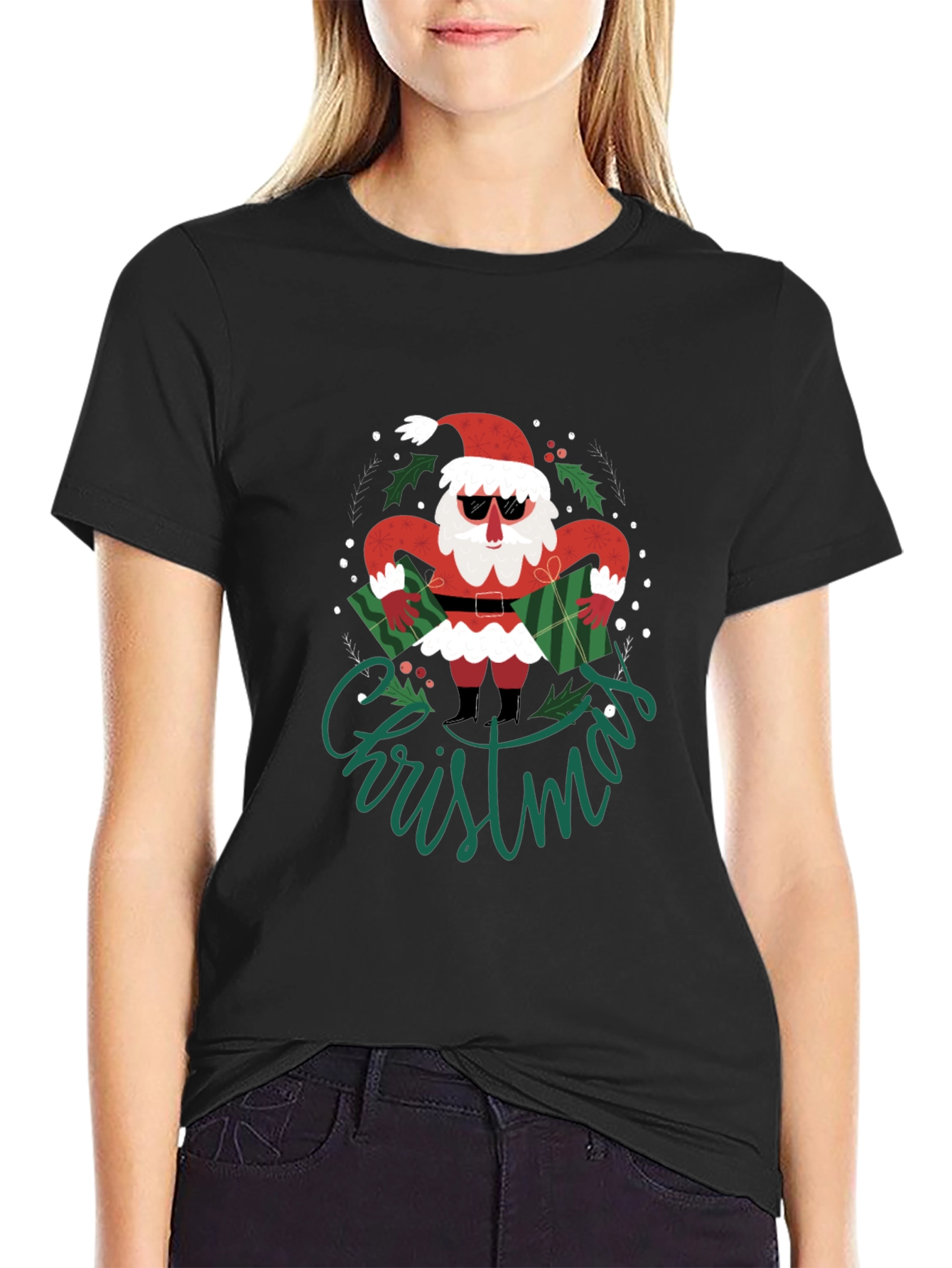 Cool Santa Christmas T-Shirt