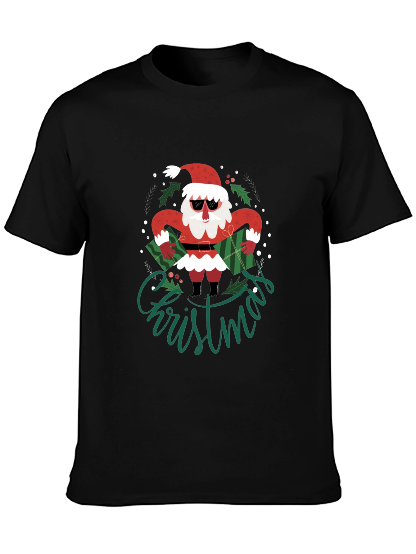 Cool Santa Christmas T-Shirt