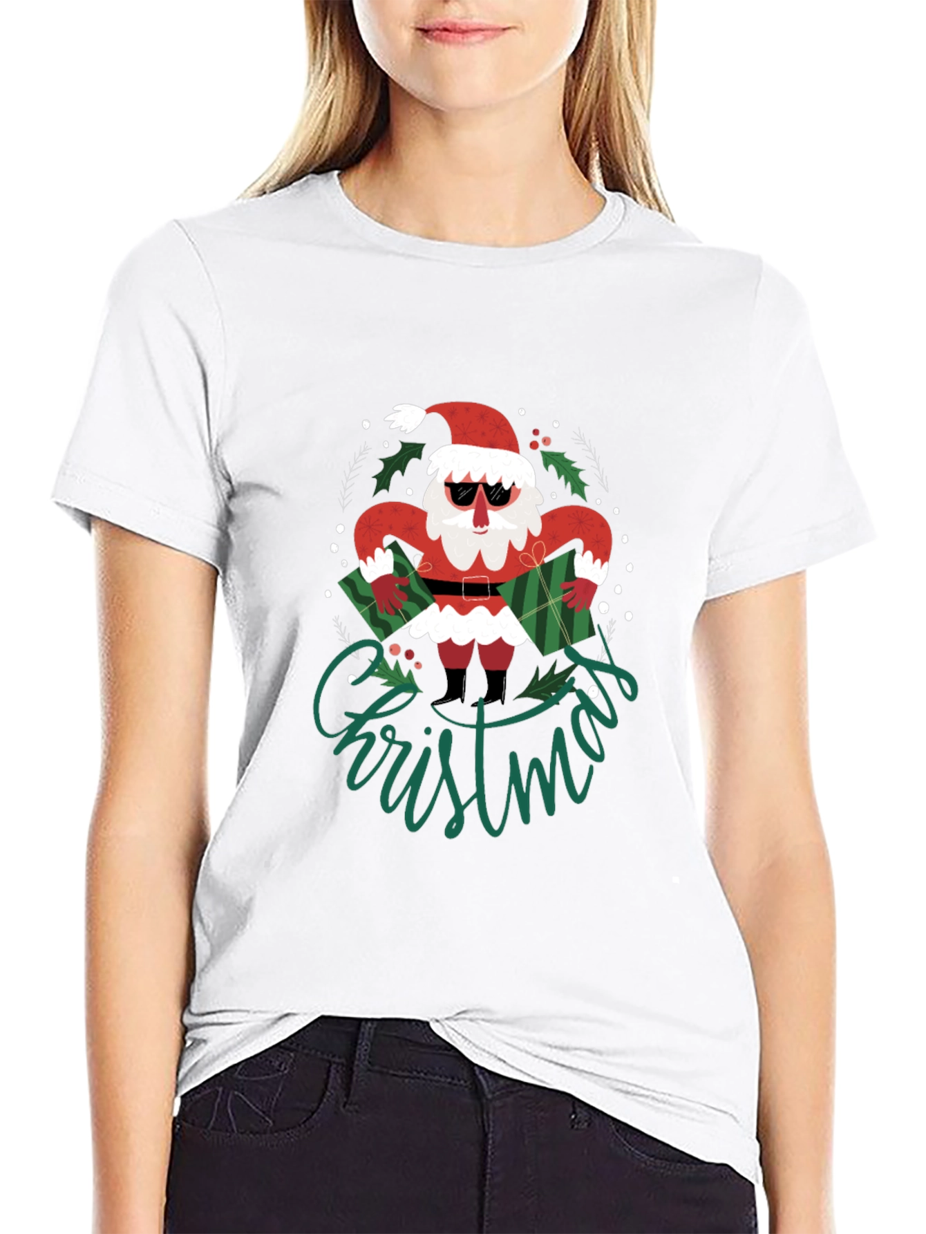 Cool Santa Christmas T-Shirt