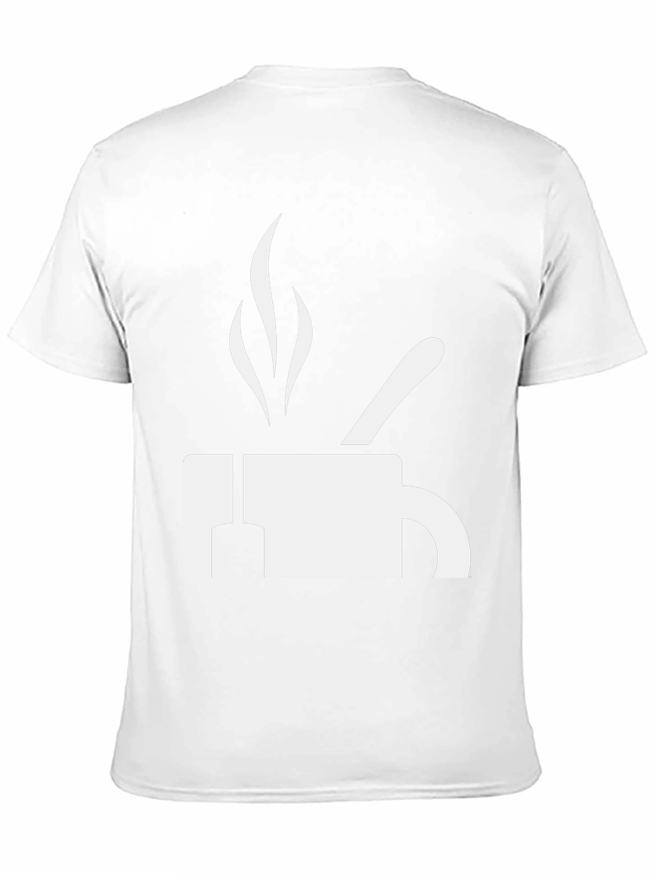 Coffee T-Shirt - White Graphic on Black Cotton Tee