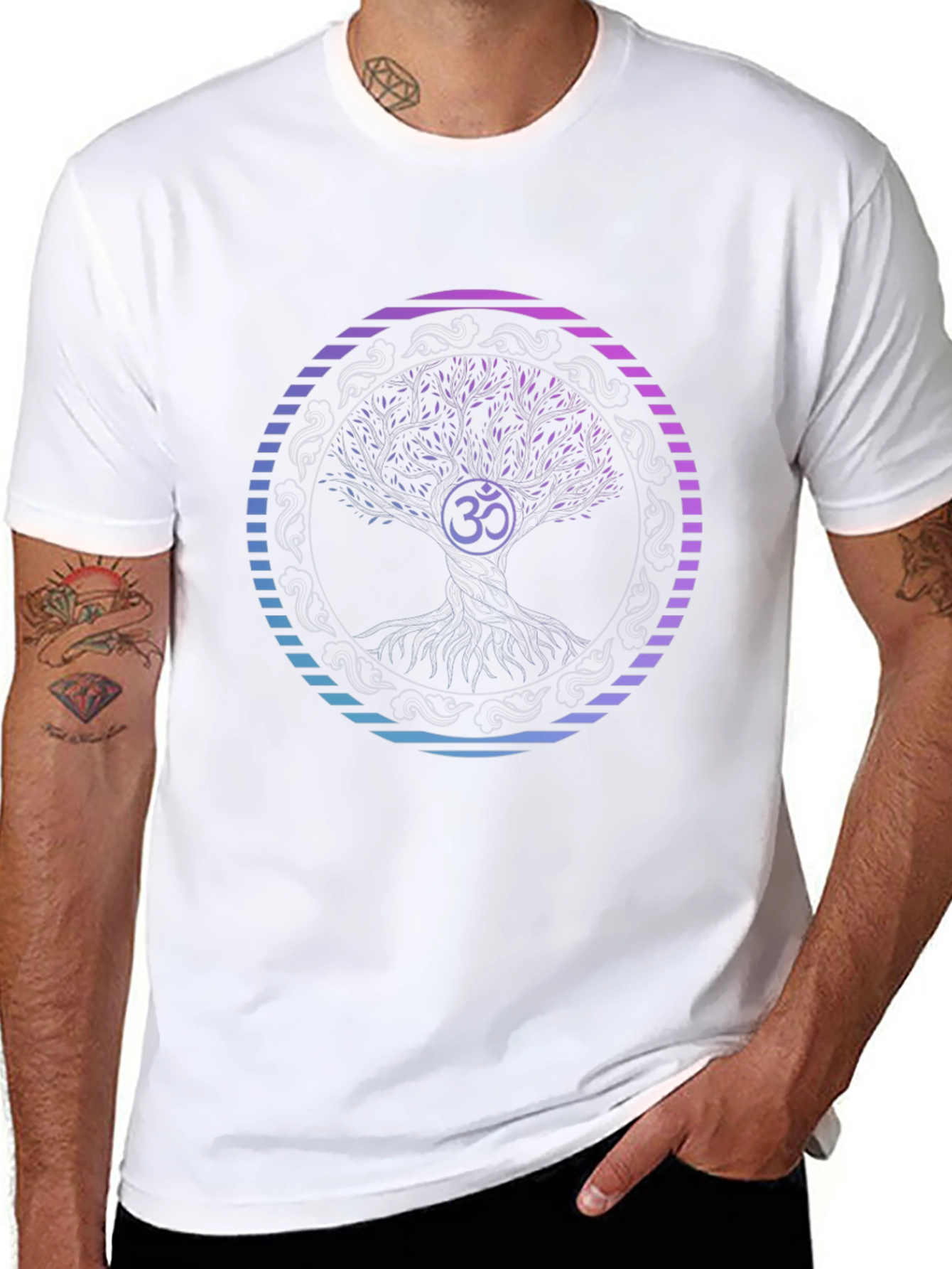 Om Tree of Life Graphic T-Shirt