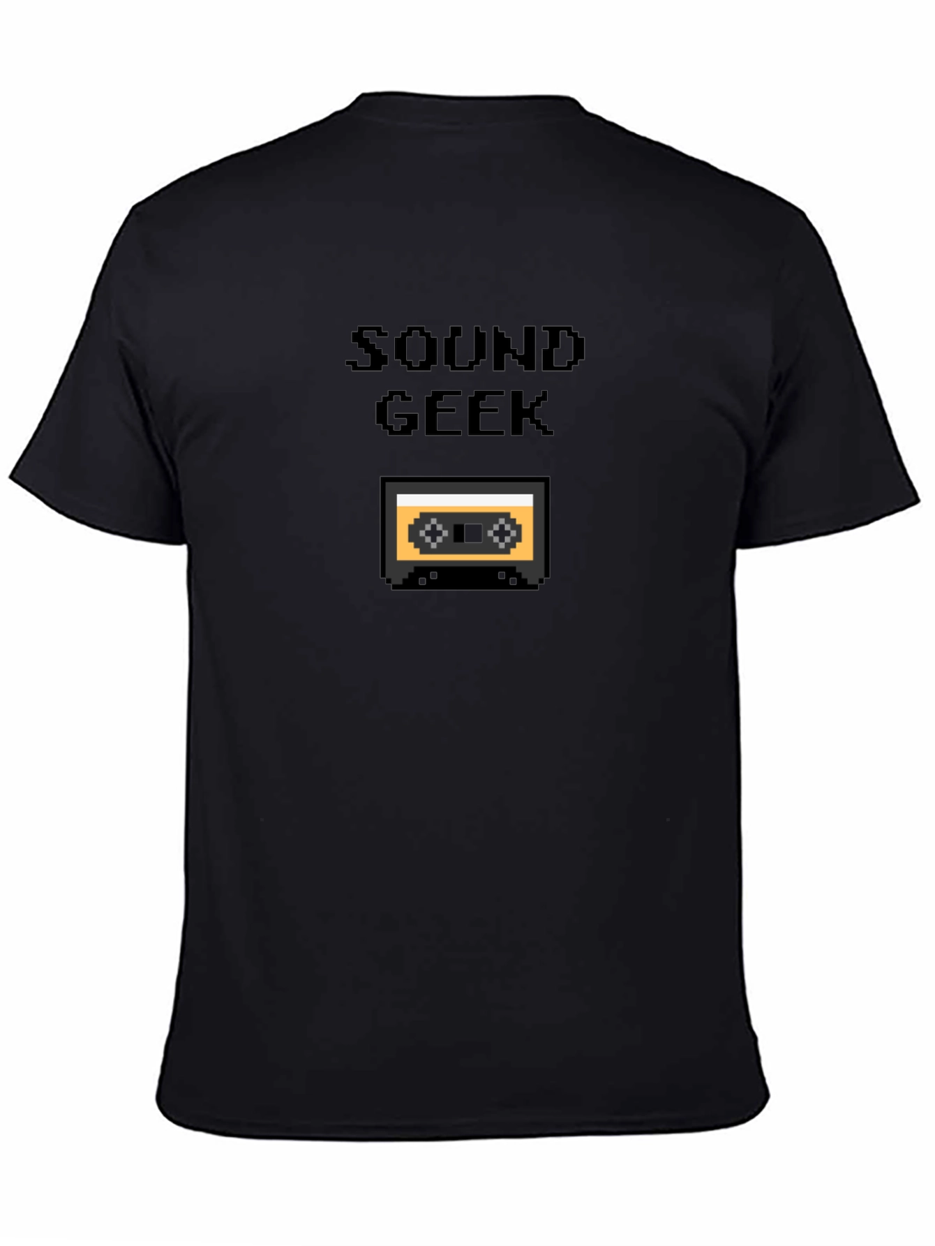 Sound Geek Pixelated Cassette Tape Graphic Tee