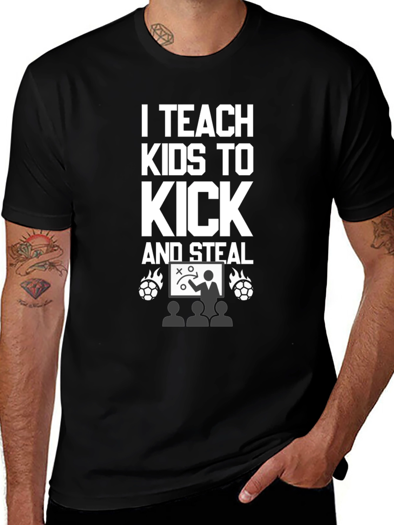 I Teach Kids to Kick and Steal T-Shirt