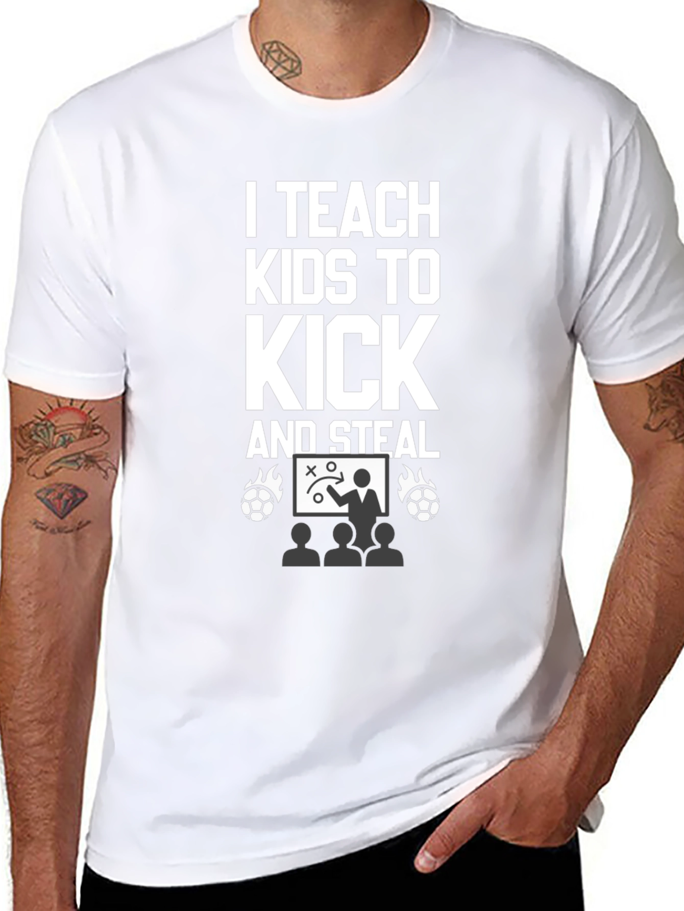 I Teach Kids to Kick and Steal T-Shirt