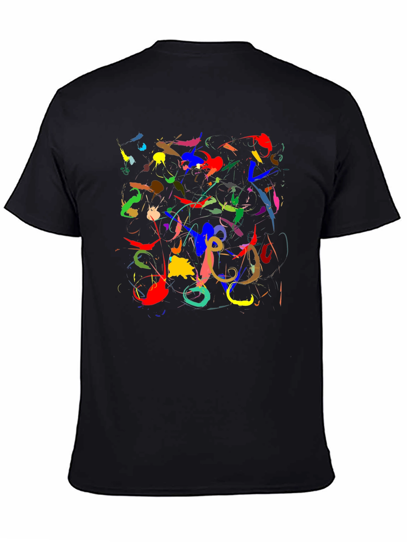 Abstract Art Black Tee