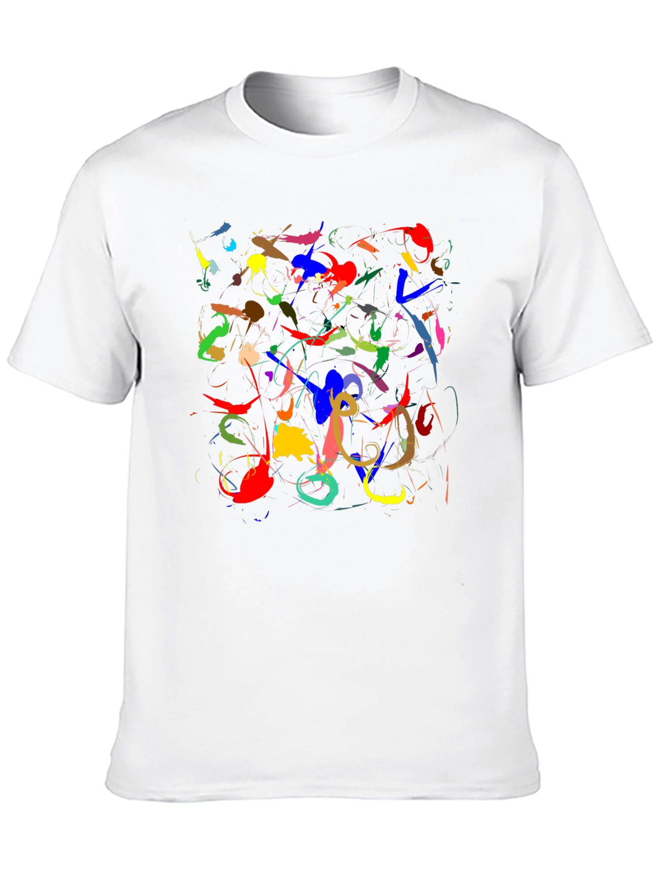 Abstract Art Black Tee