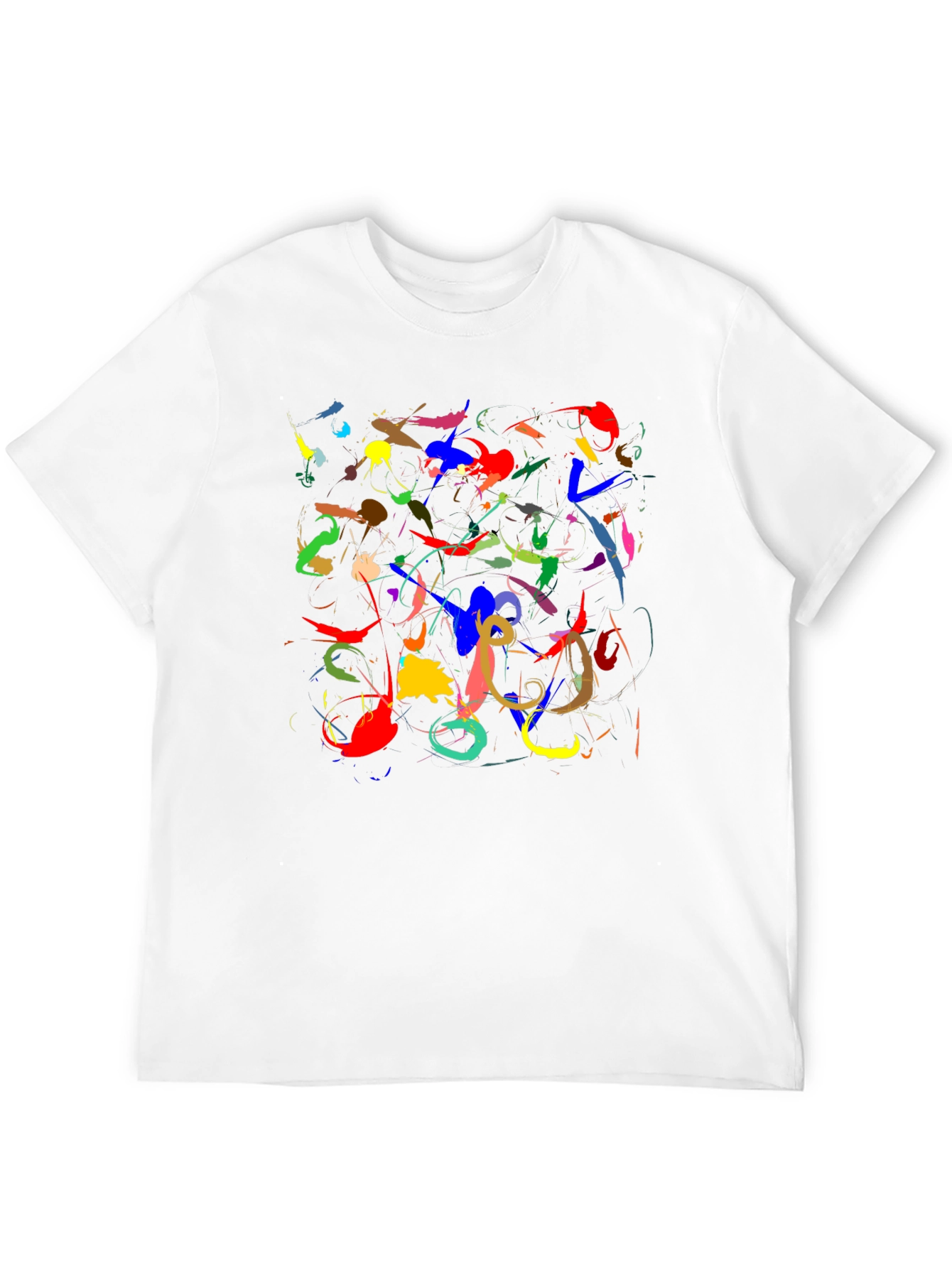 Abstract Art Black Tee