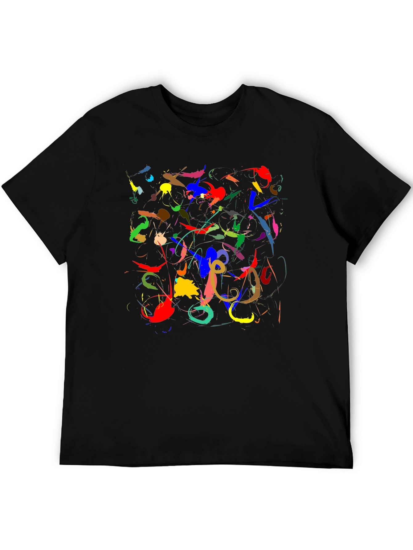 Abstract Art Black Tee