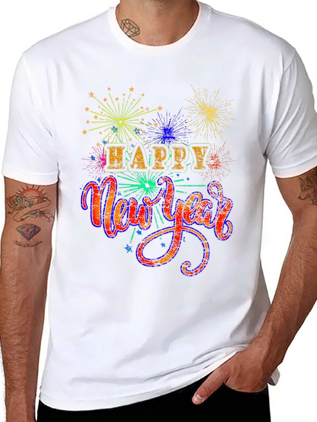 Happy New Year T-Shirt - Festive Celebration Tee