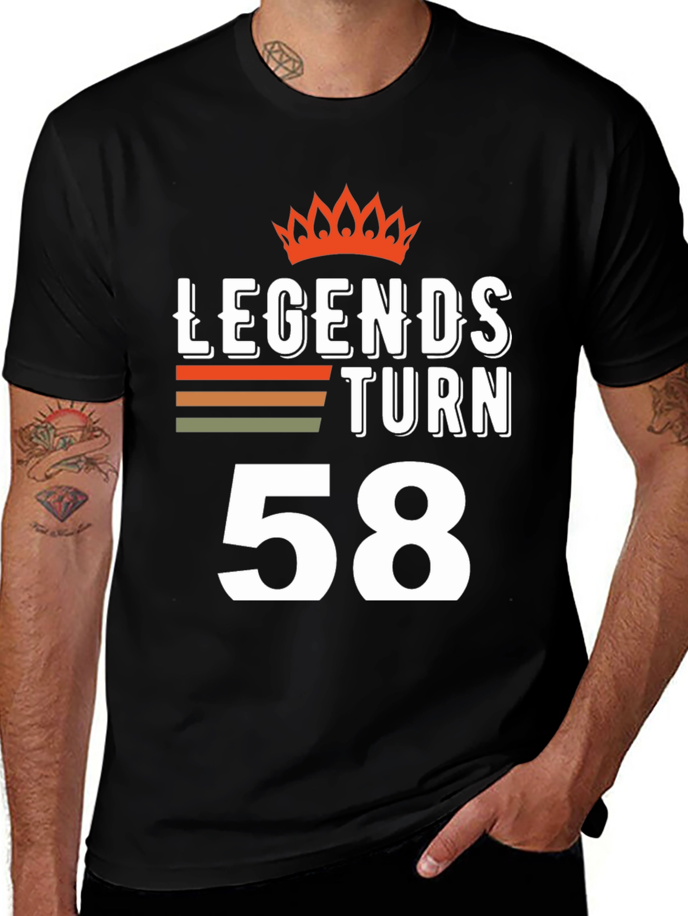 Legends Turn 58 T-Shirt - Birthday Gift Idea