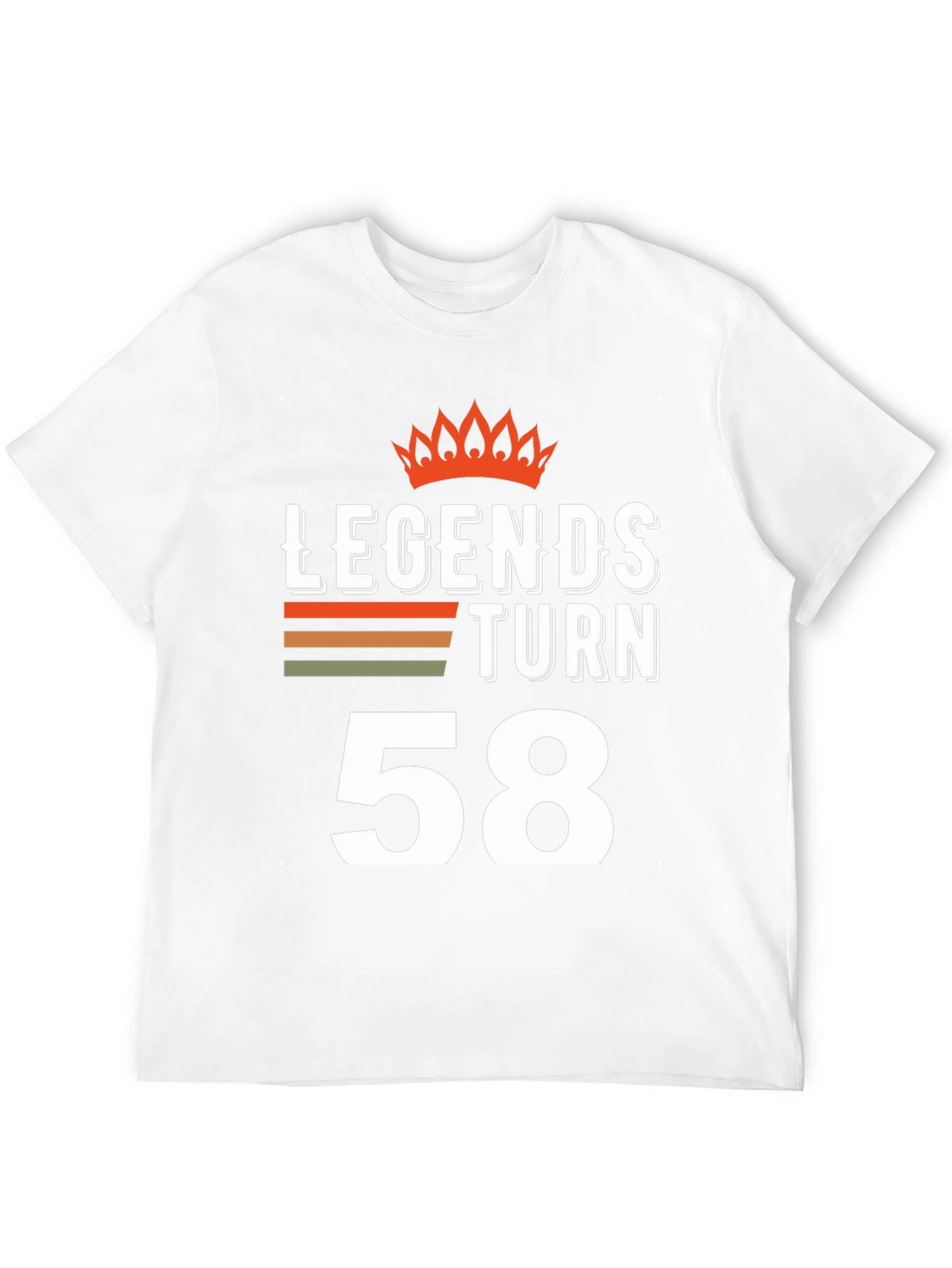 Legends Turn 58 T-Shirt - Birthday Gift Idea