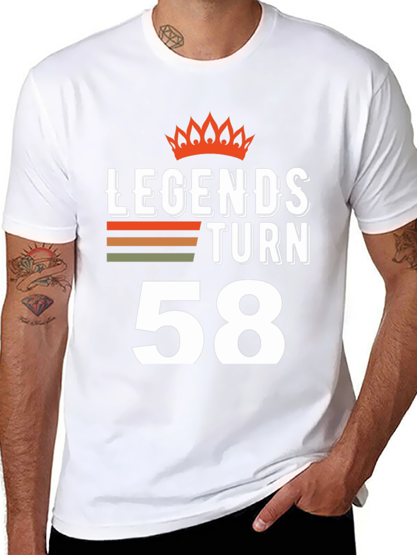 Legends Turn 58 T-Shirt - Birthday Gift Idea