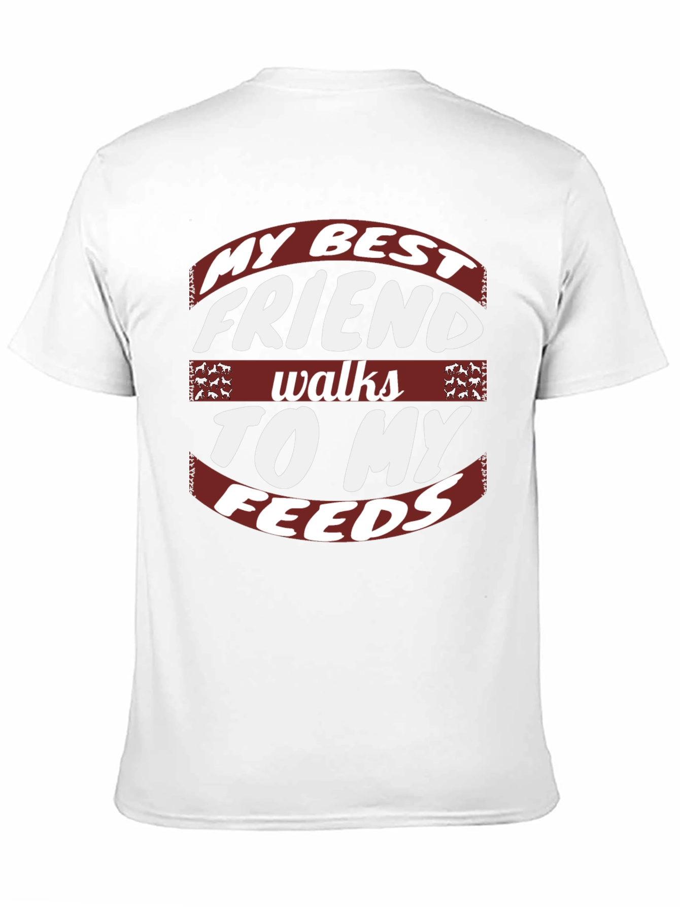 My Best Friend Walks To My Feeds Graphic Tee