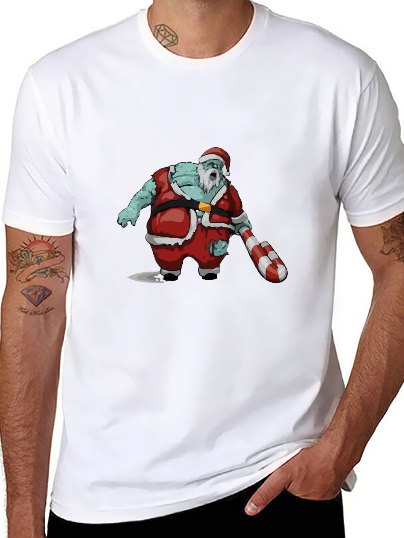 Zombie Santa T-Shirt - Holiday Horror