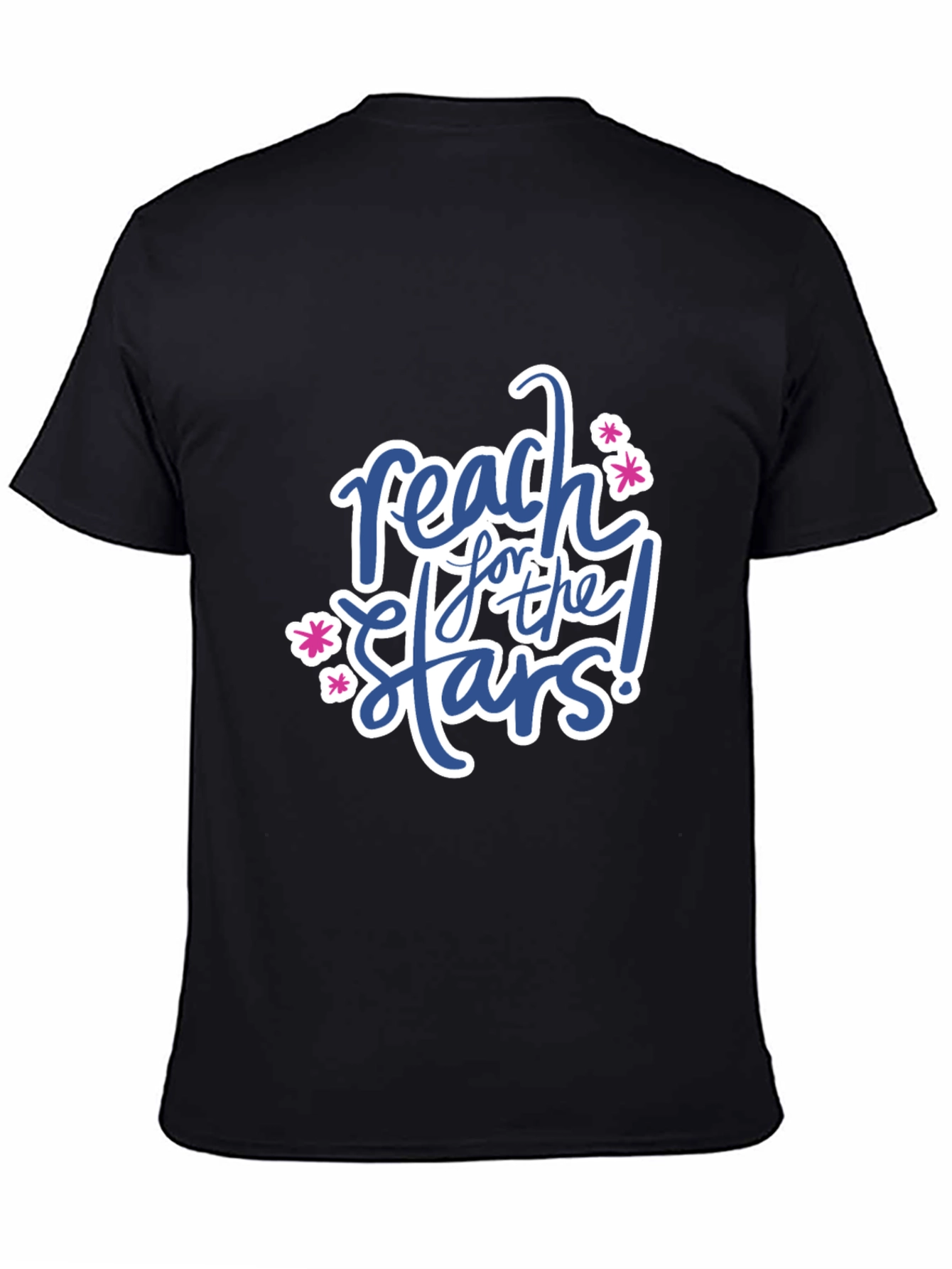 Reach For The Stars Graphic Tee - Black