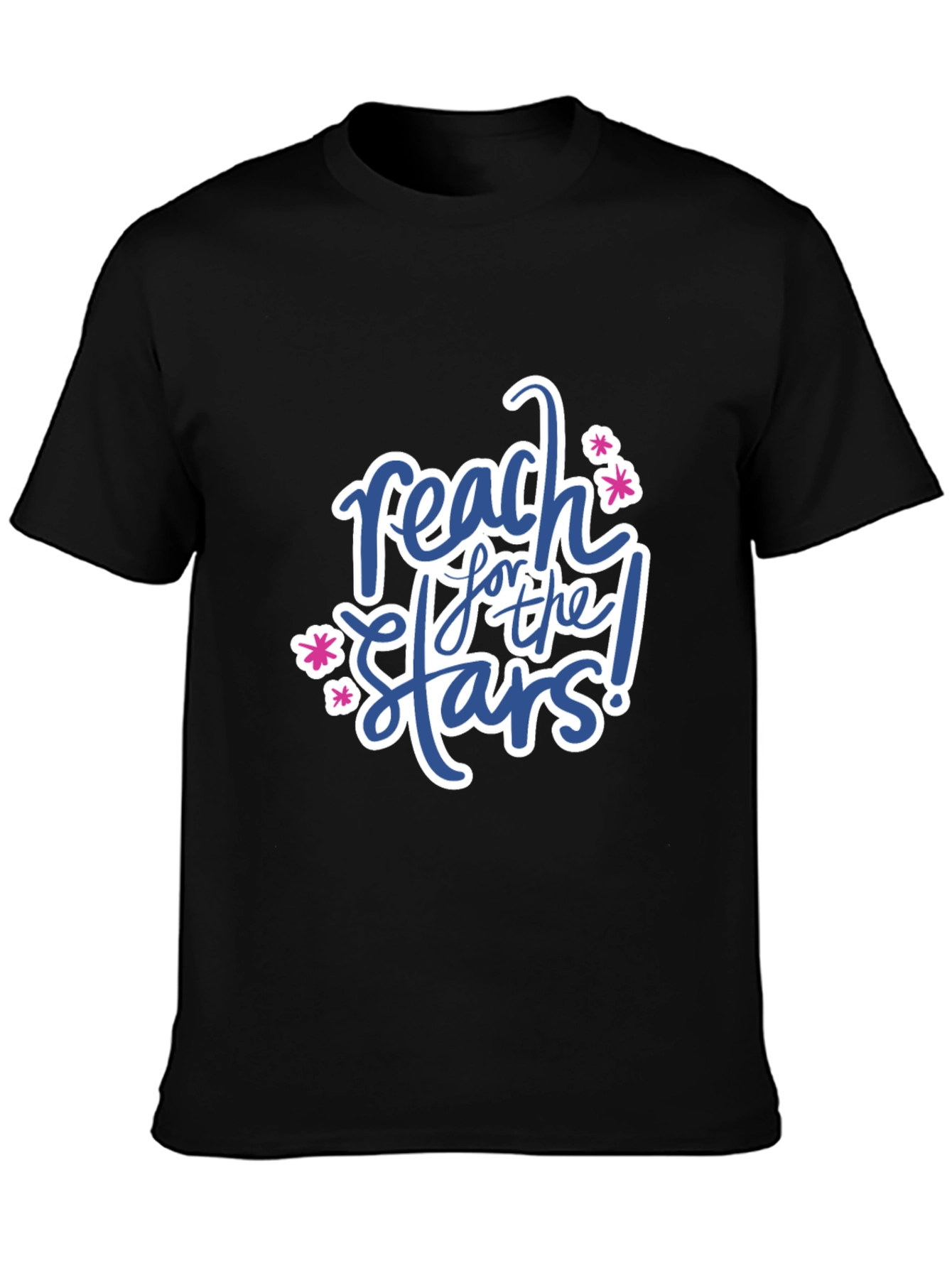 Reach For The Stars Graphic Tee - Black