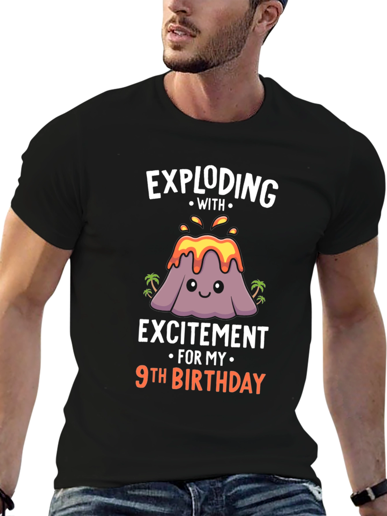 Exploding with Excitement 9th Birthday T-Shirt