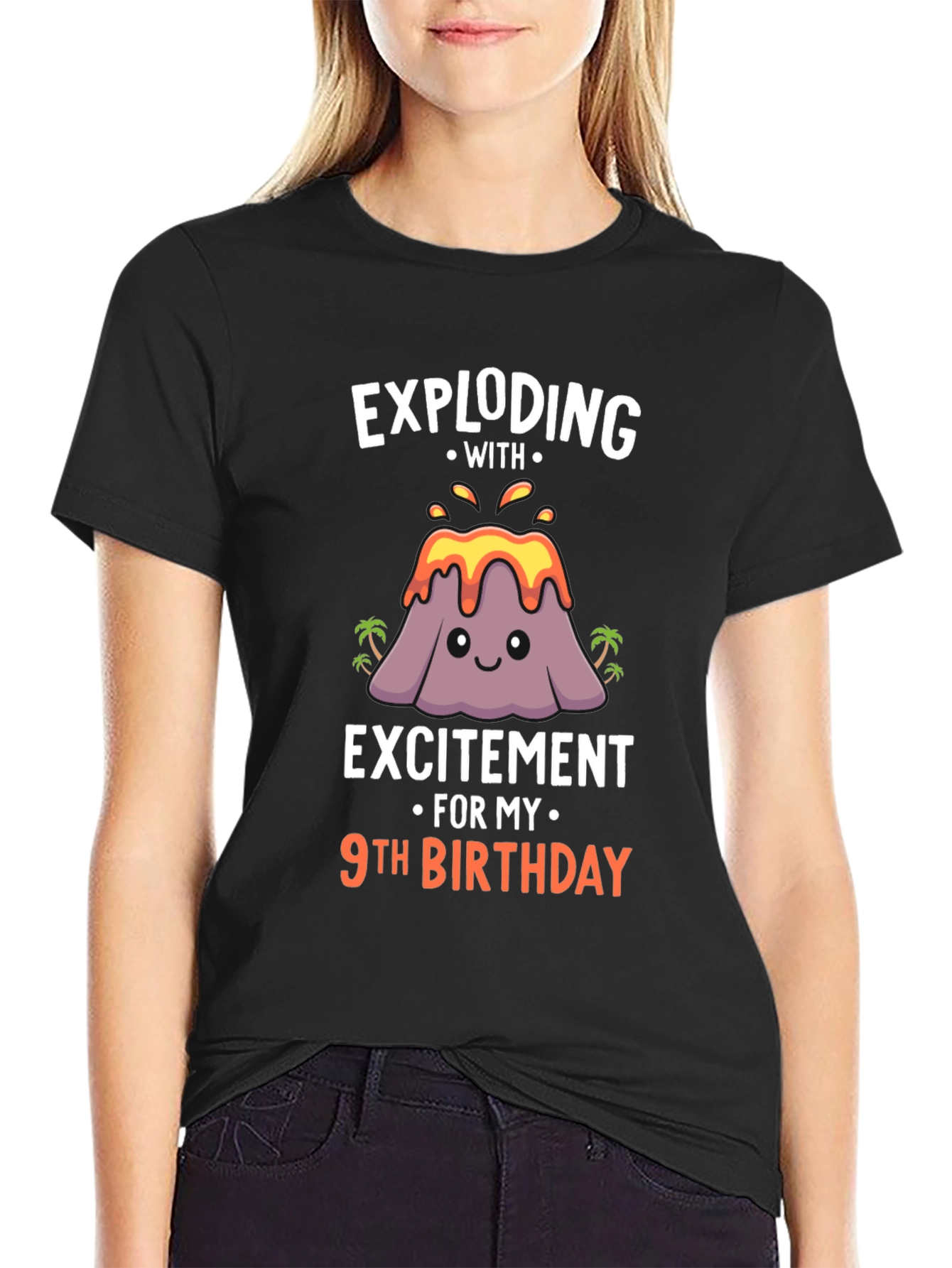 Exploding with Excitement 9th Birthday T-Shirt