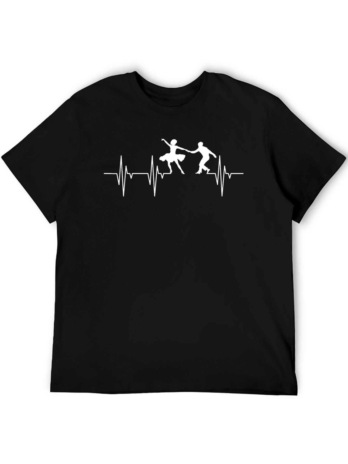 Dancing Heartbeat Graphic T-Shirt - Rhythm of Dance