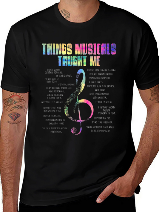 Things Musicals Taught Me T-Shirt