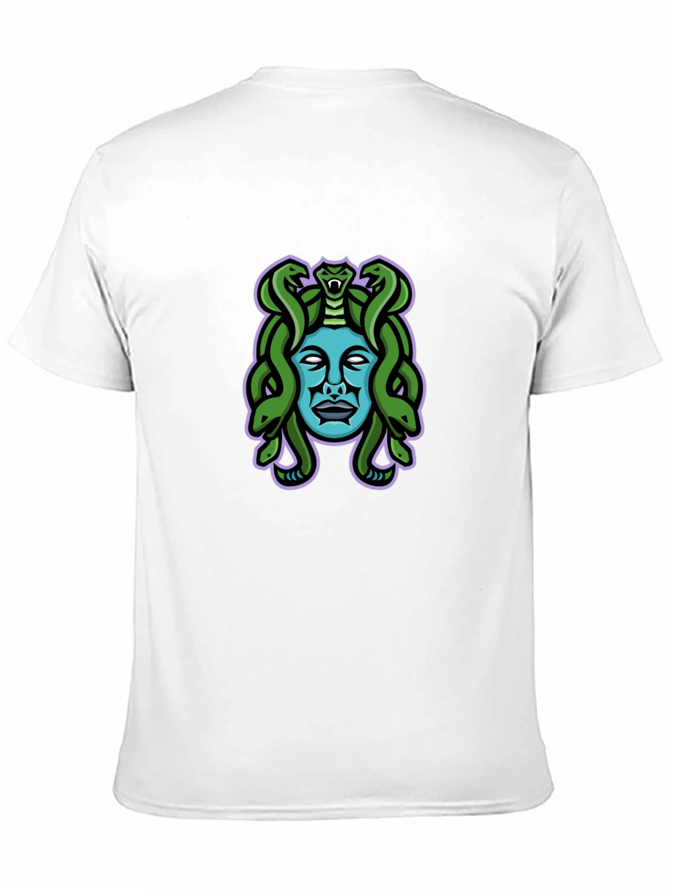 Medusa Graphic Tee - Black Cotton Blend