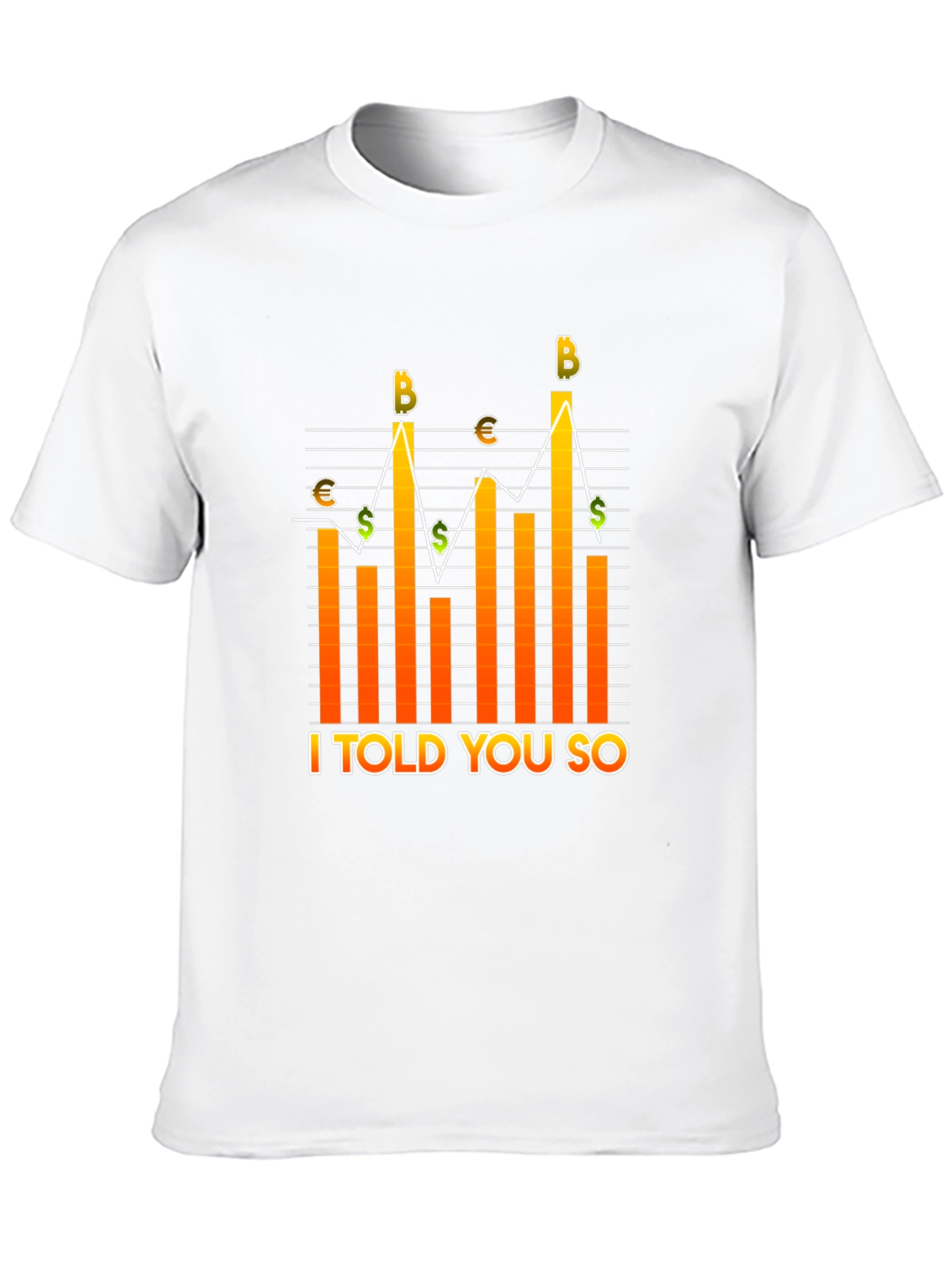 Crypto I Told You So Black Graphic Tee