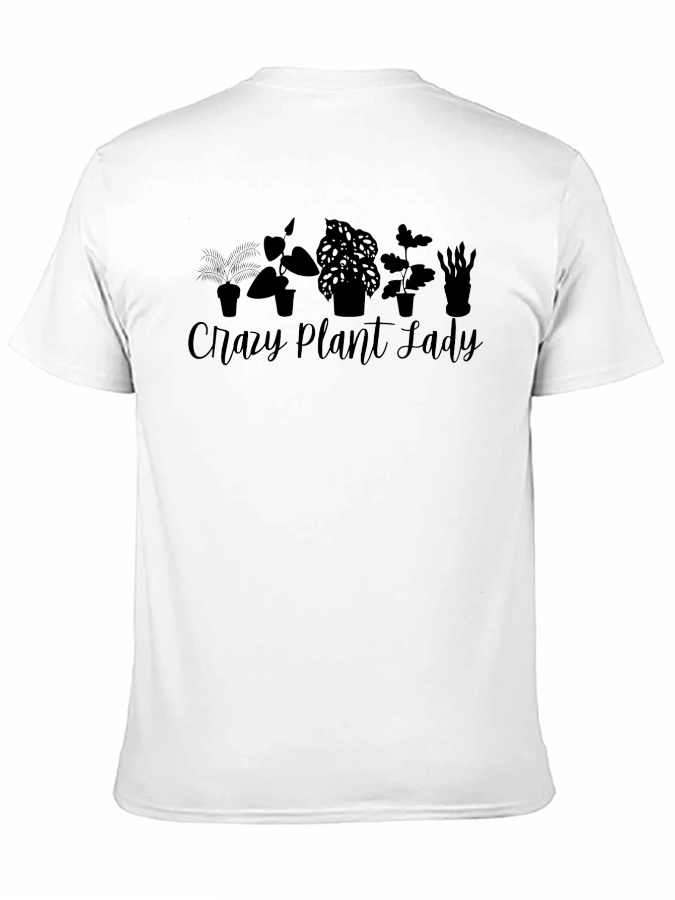Crazy Plant Lady Graphic Tee - Black