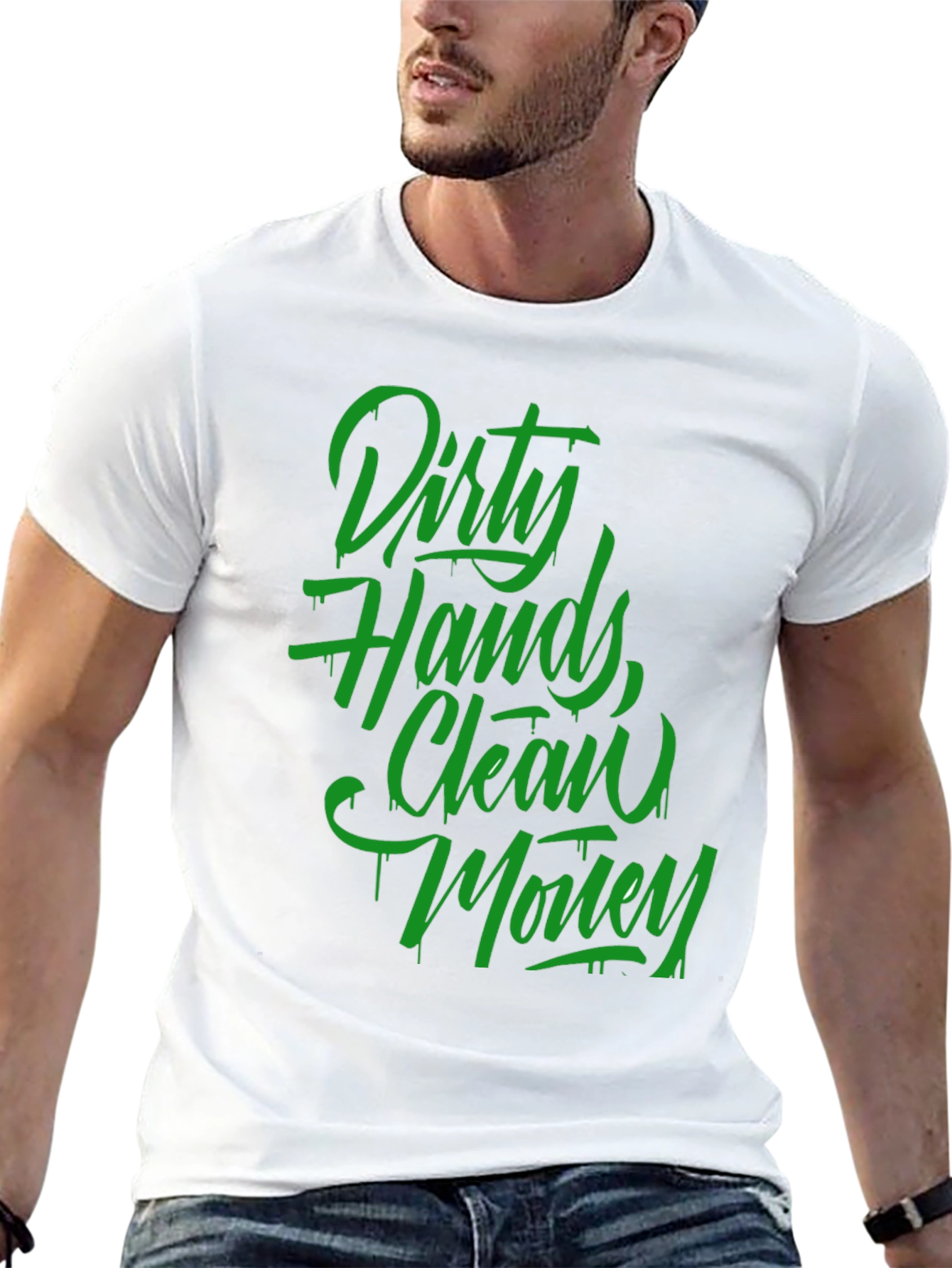 Dirty Hands Clean Money Graphic T-Shirt