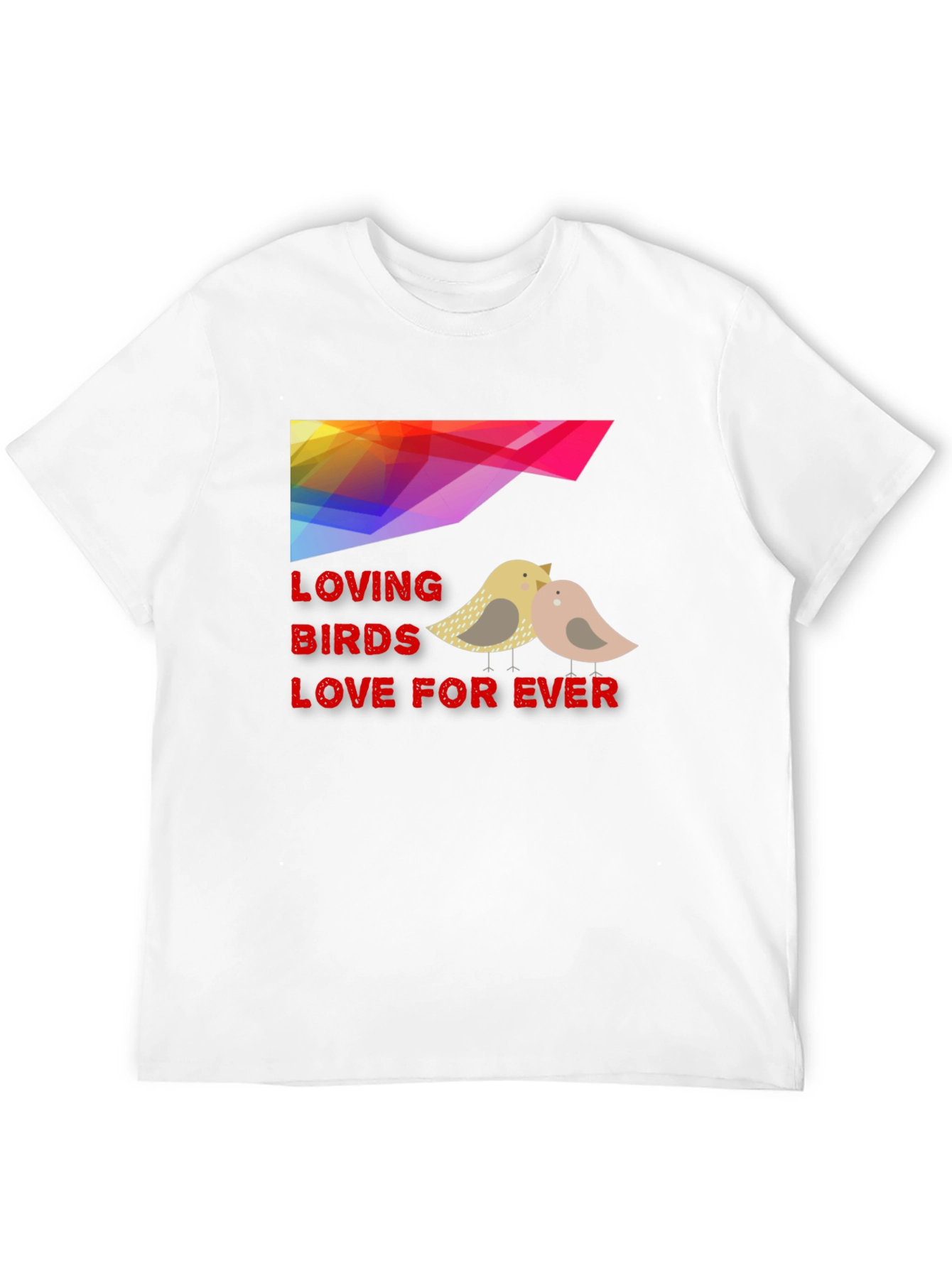 Loving Birds Graphic T-Shirt - Love Forever