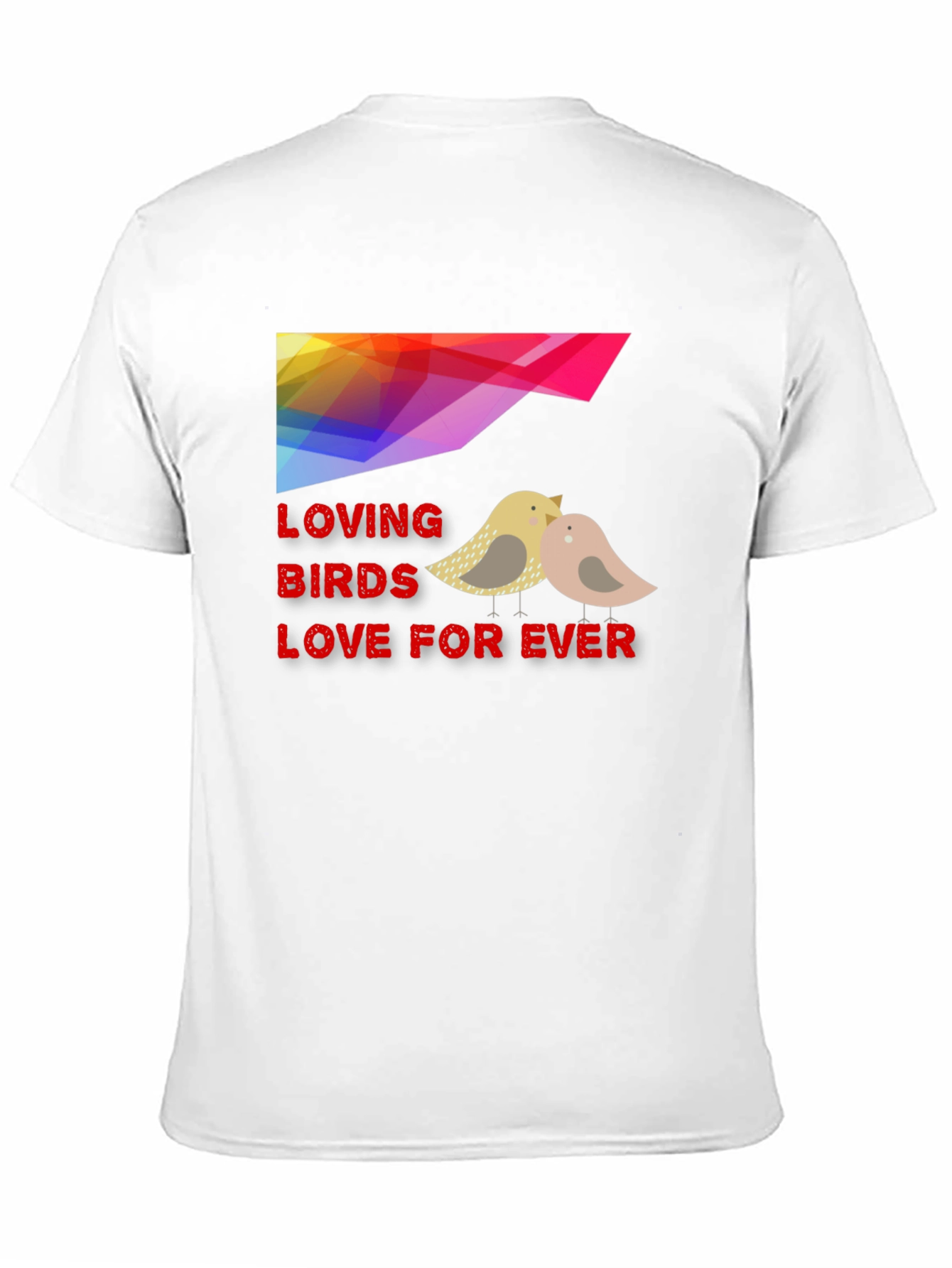 Loving Birds Graphic T-Shirt - Love Forever