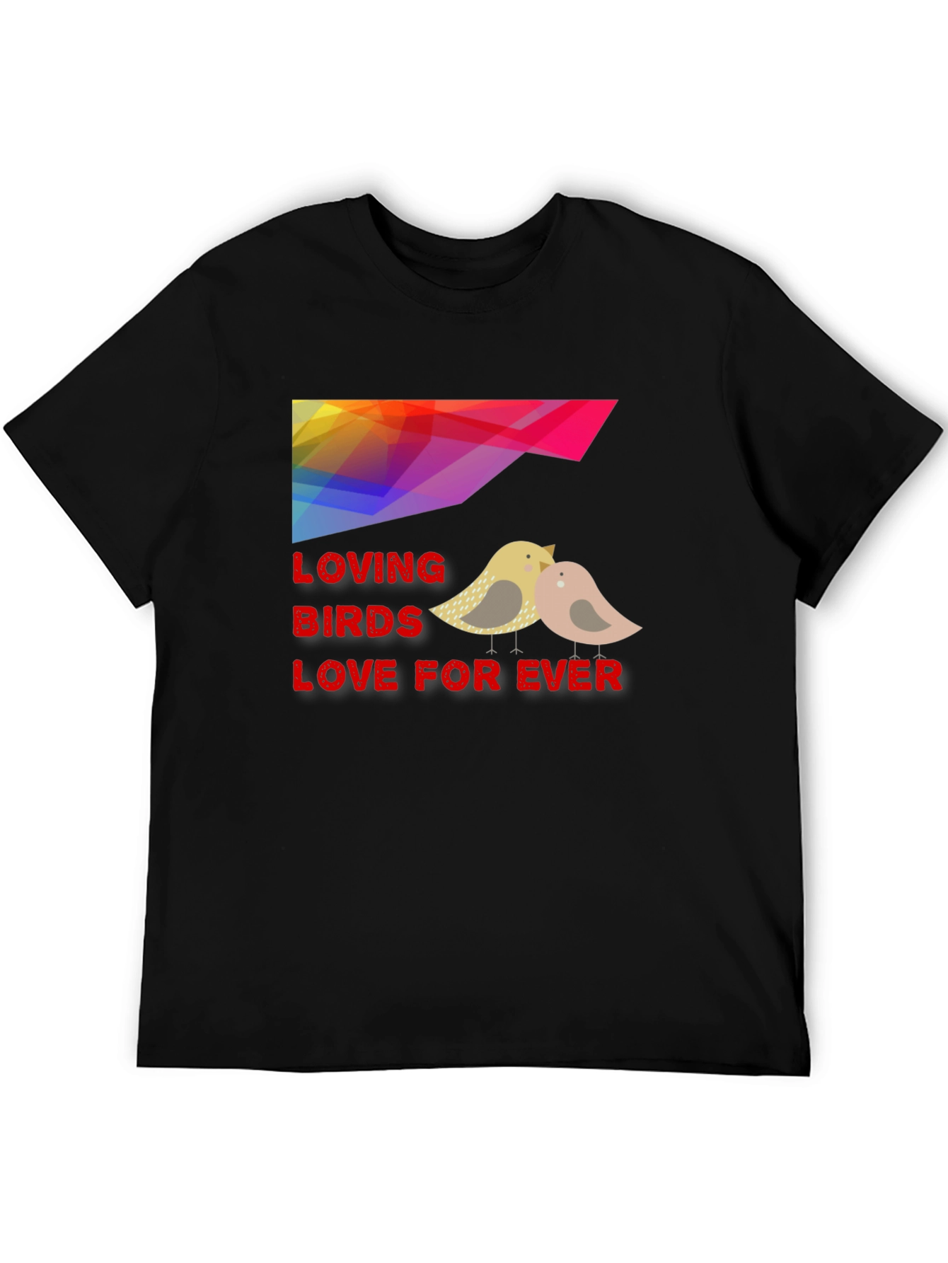 Loving Birds Graphic T-Shirt - Love Forever