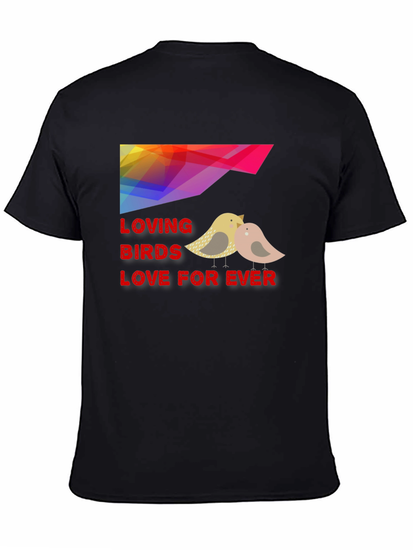 Loving Birds Graphic T-Shirt - Love Forever