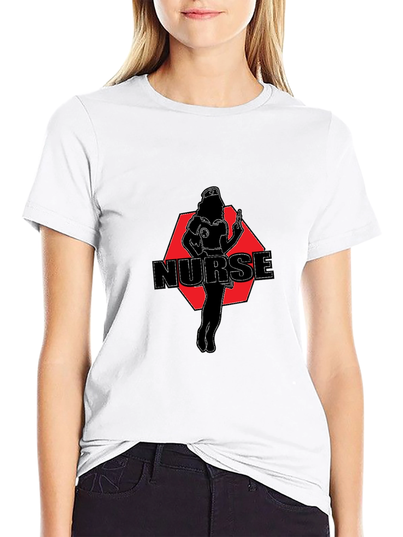 Nurse Graphic T-Shirt - Novelty Design