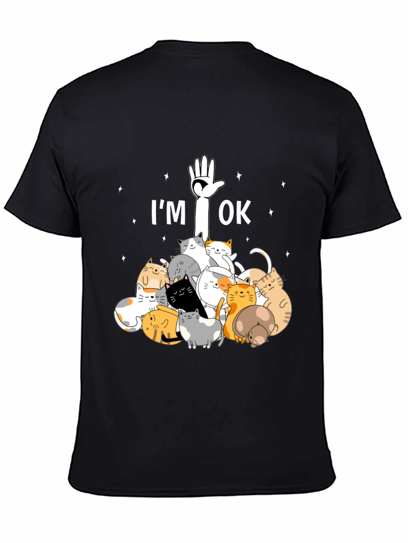 Im OK Cats T-Shirt Cute Graphic Tee