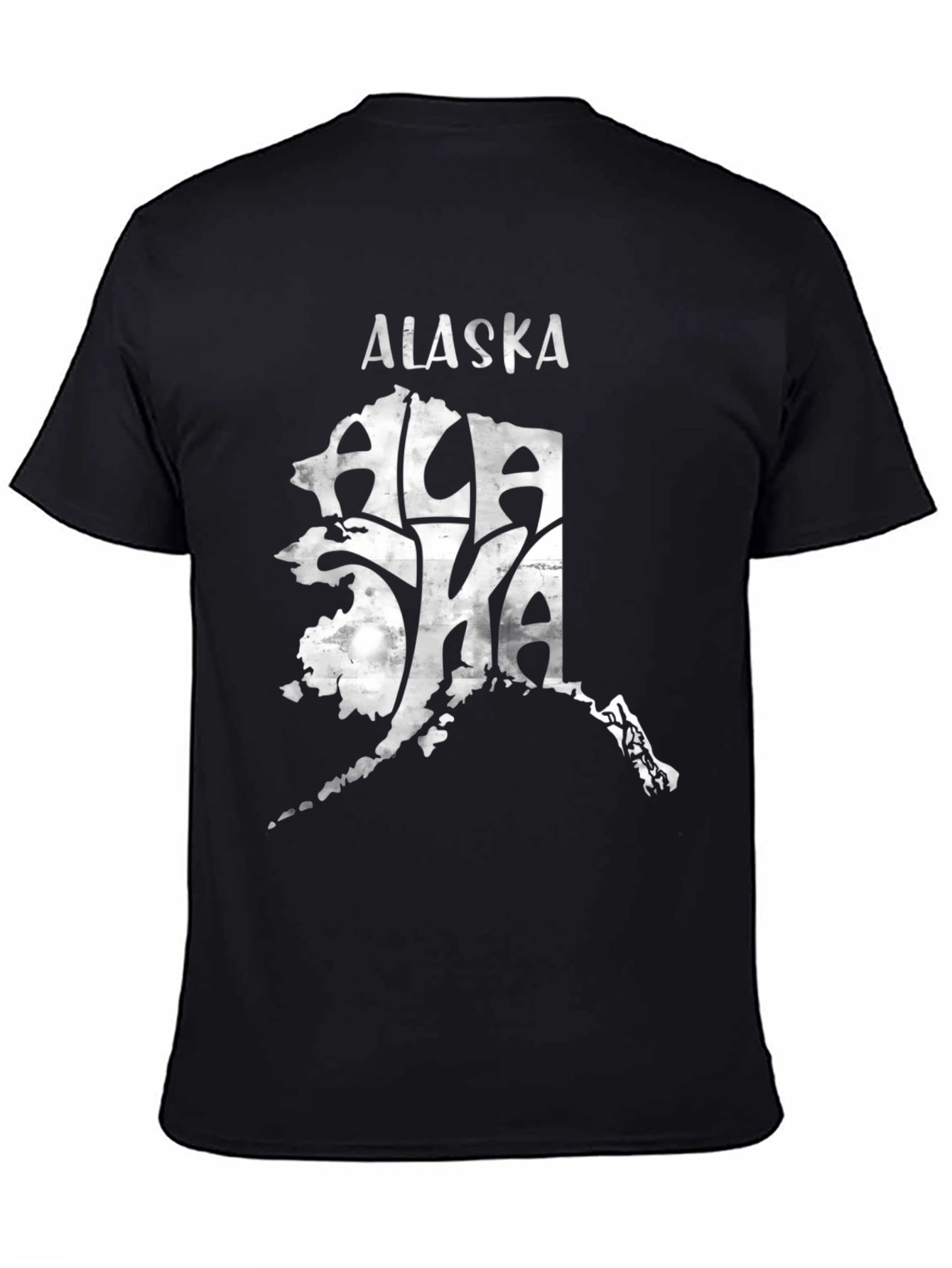 Alaska Graphic Tee - Black State Pride T-Shirt