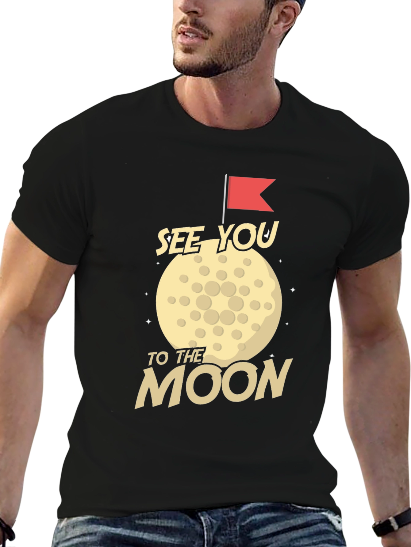 See You to the Moon Graphic T-Shirt