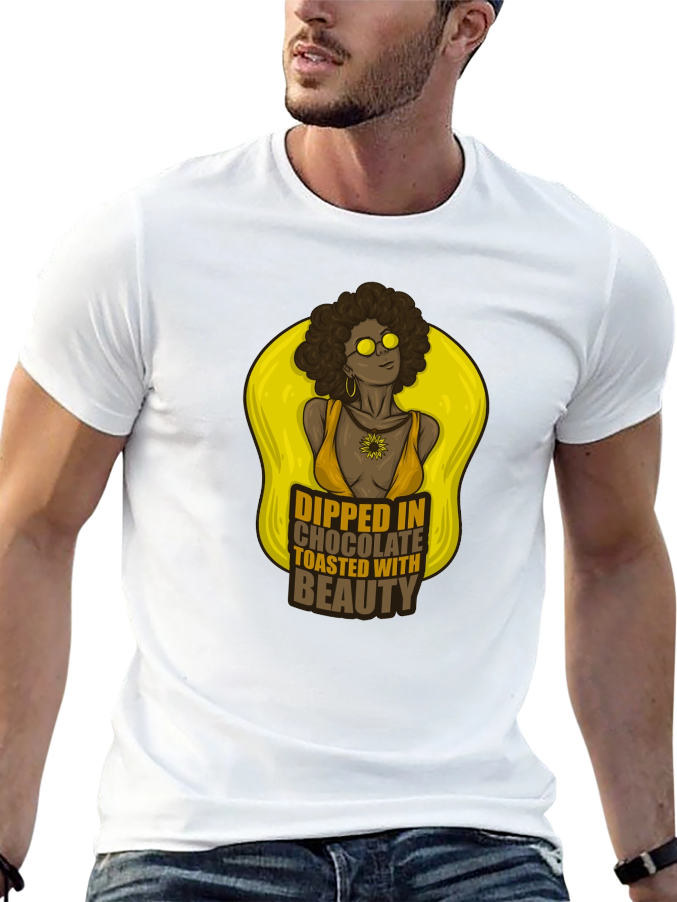 Dipped In Chocolate Graphic T-Shirt
