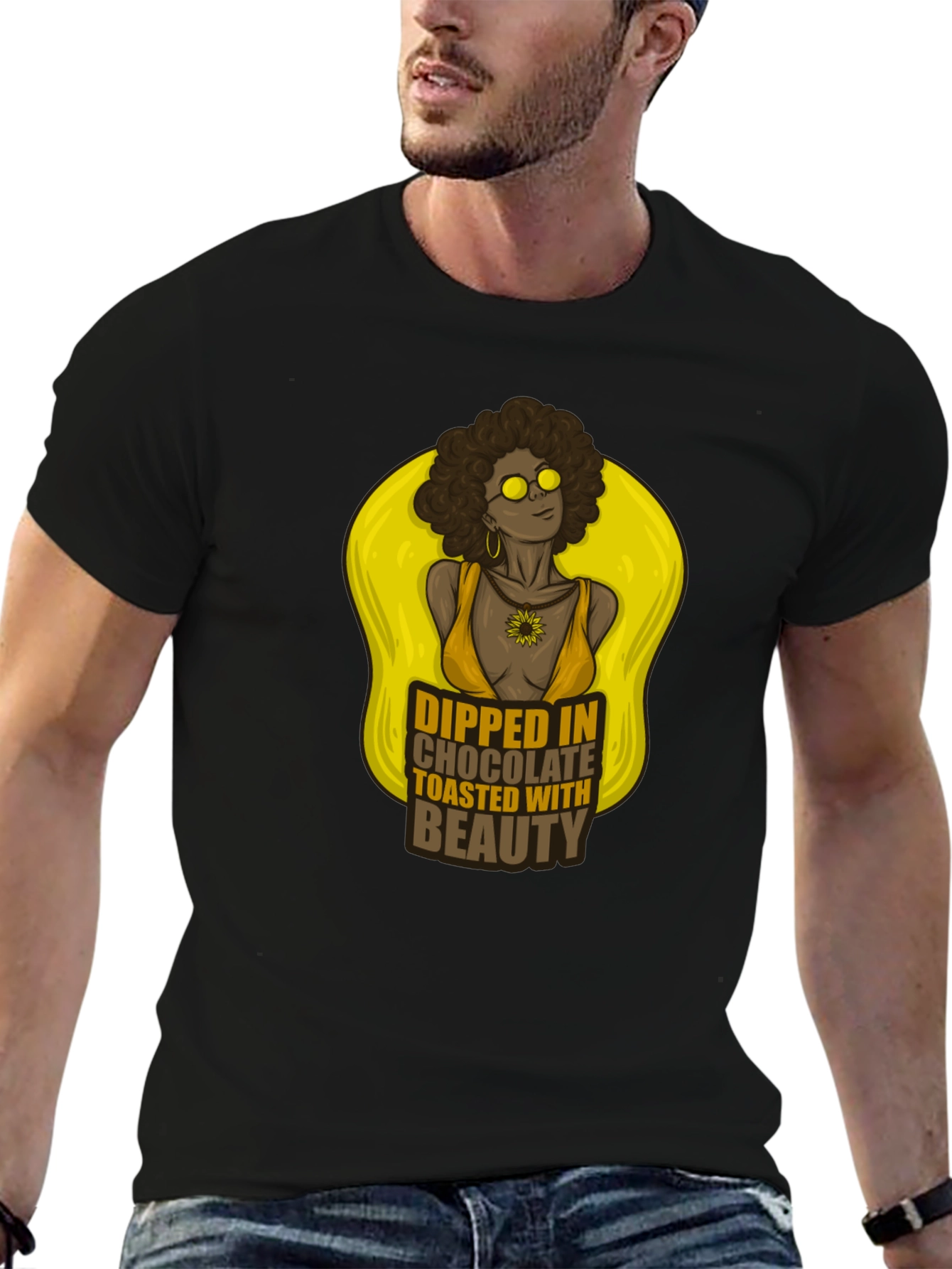 Dipped In Chocolate Graphic T-Shirt