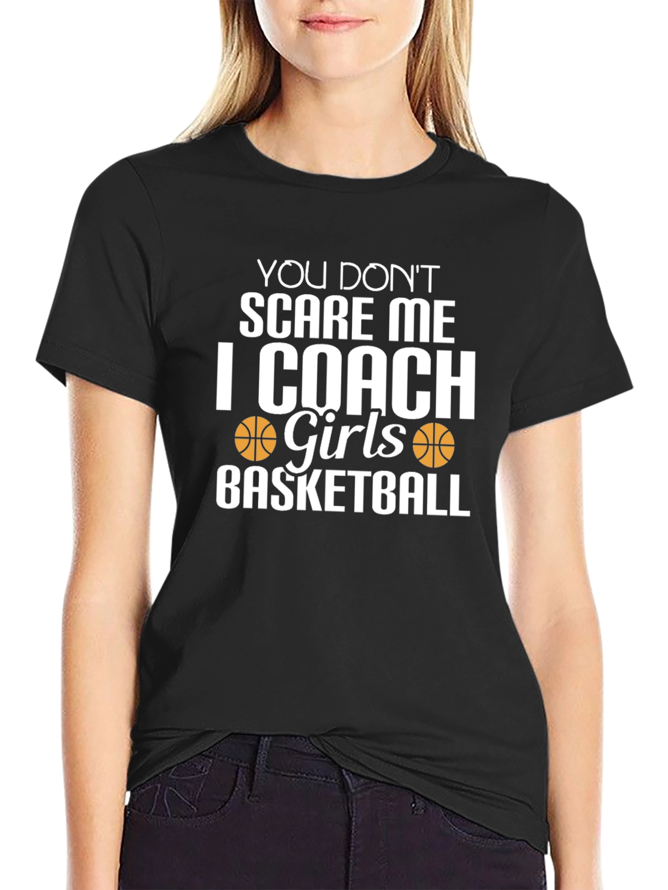 Coach Girls Basketball T-Shirt - Funny Novelty Tee