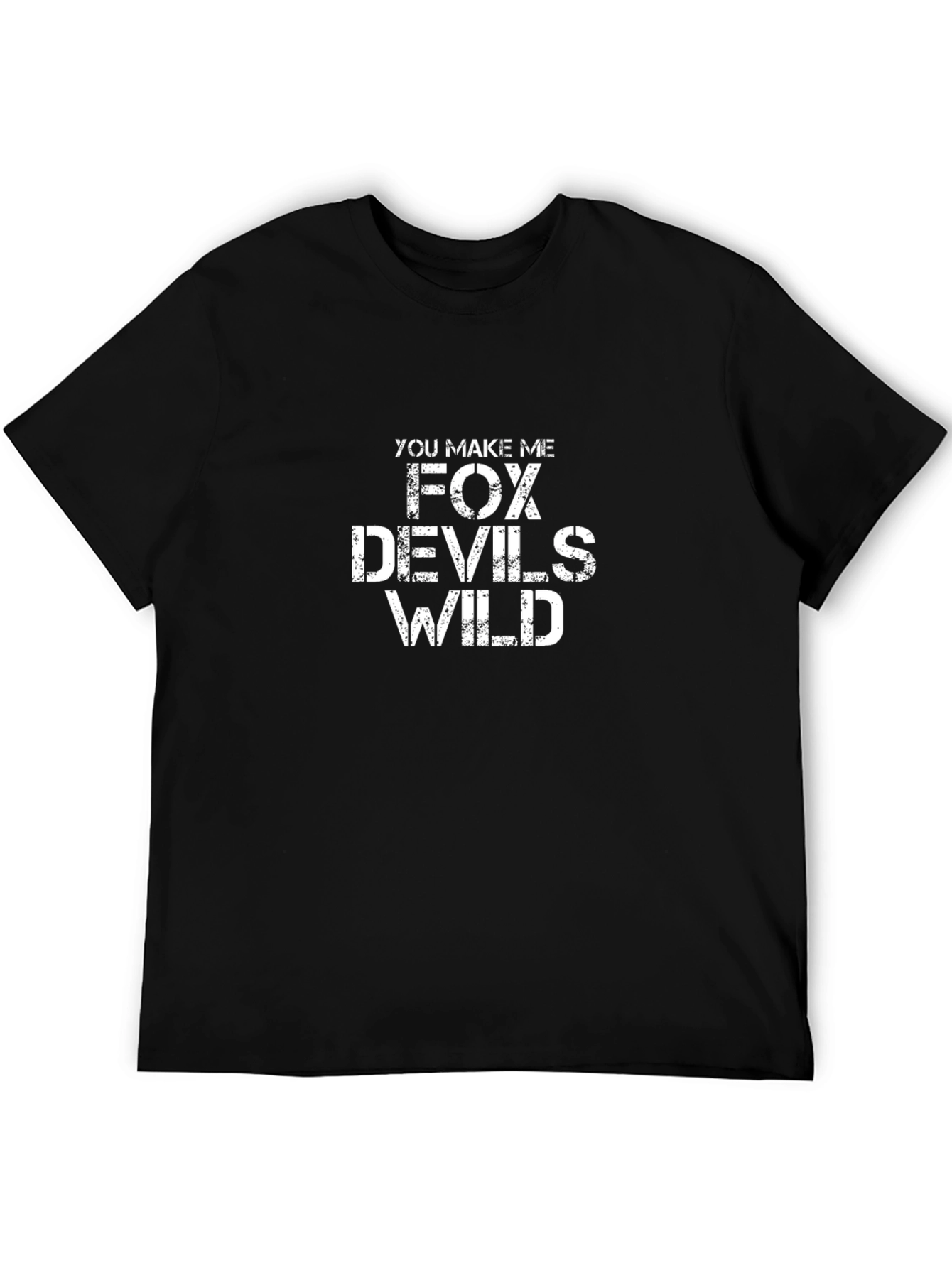 Fox Devils Wild Mens Black Graphic T-Shirt