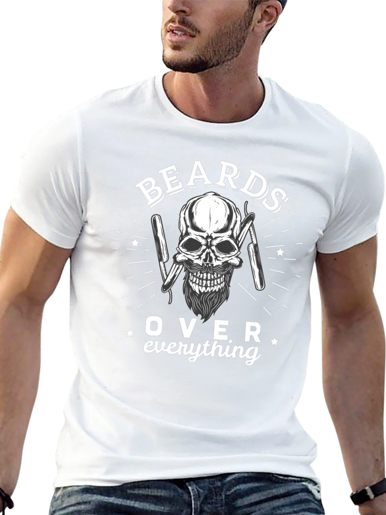 Beards Over Everything Graphic T-Shirt