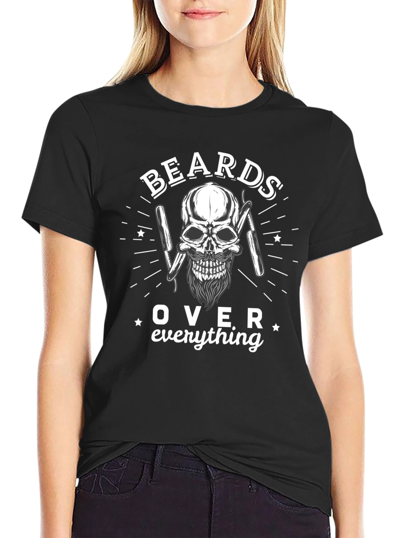 Beards Over Everything Graphic T-Shirt