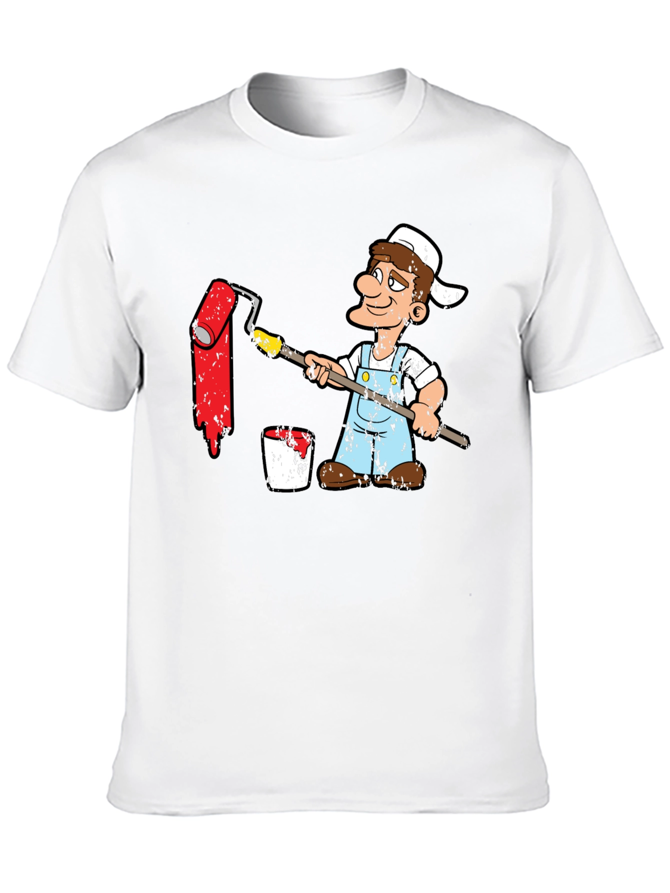 Painter Cartoon Graphic T-Shirt