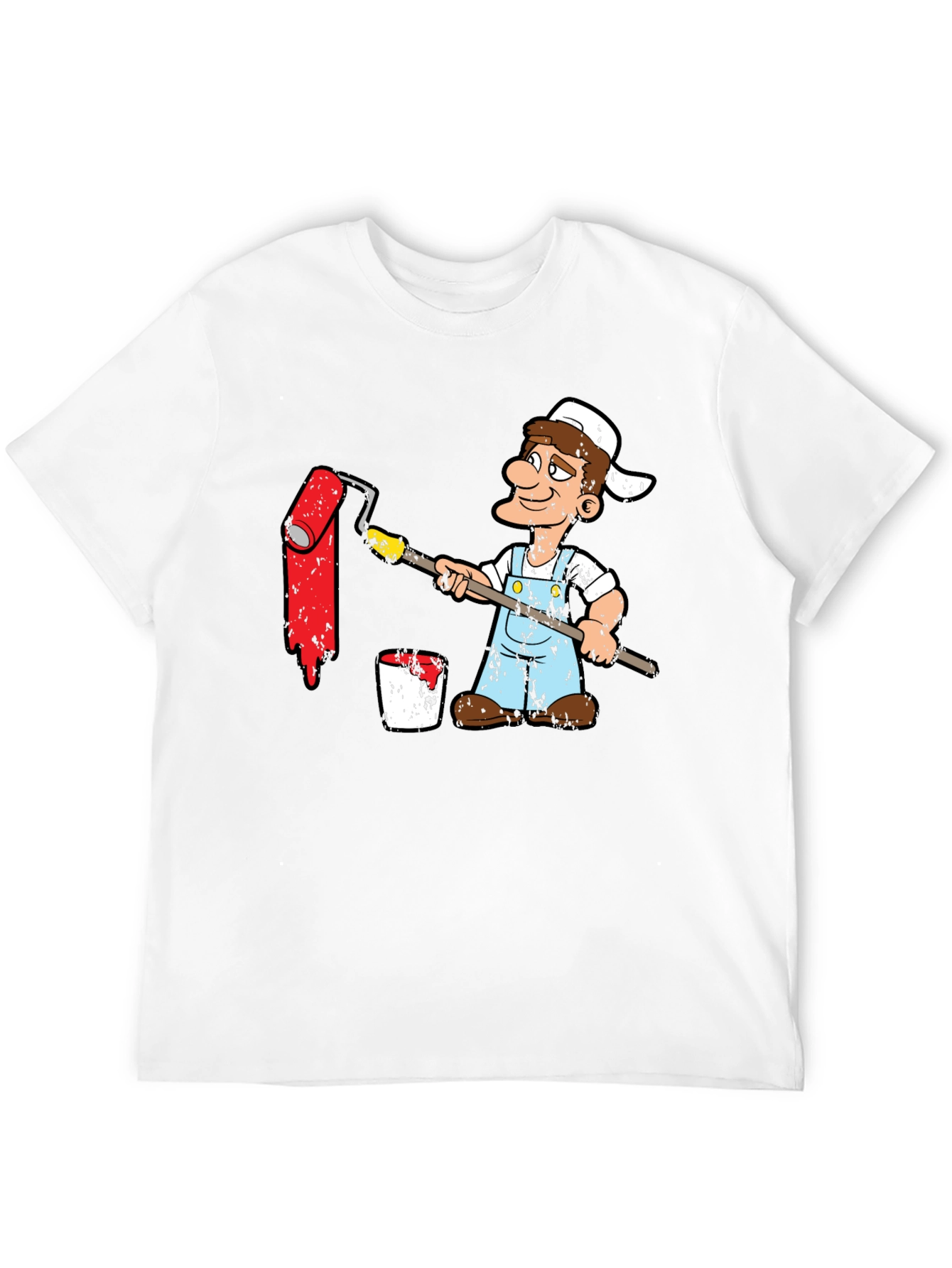 Painter Cartoon Graphic T-Shirt