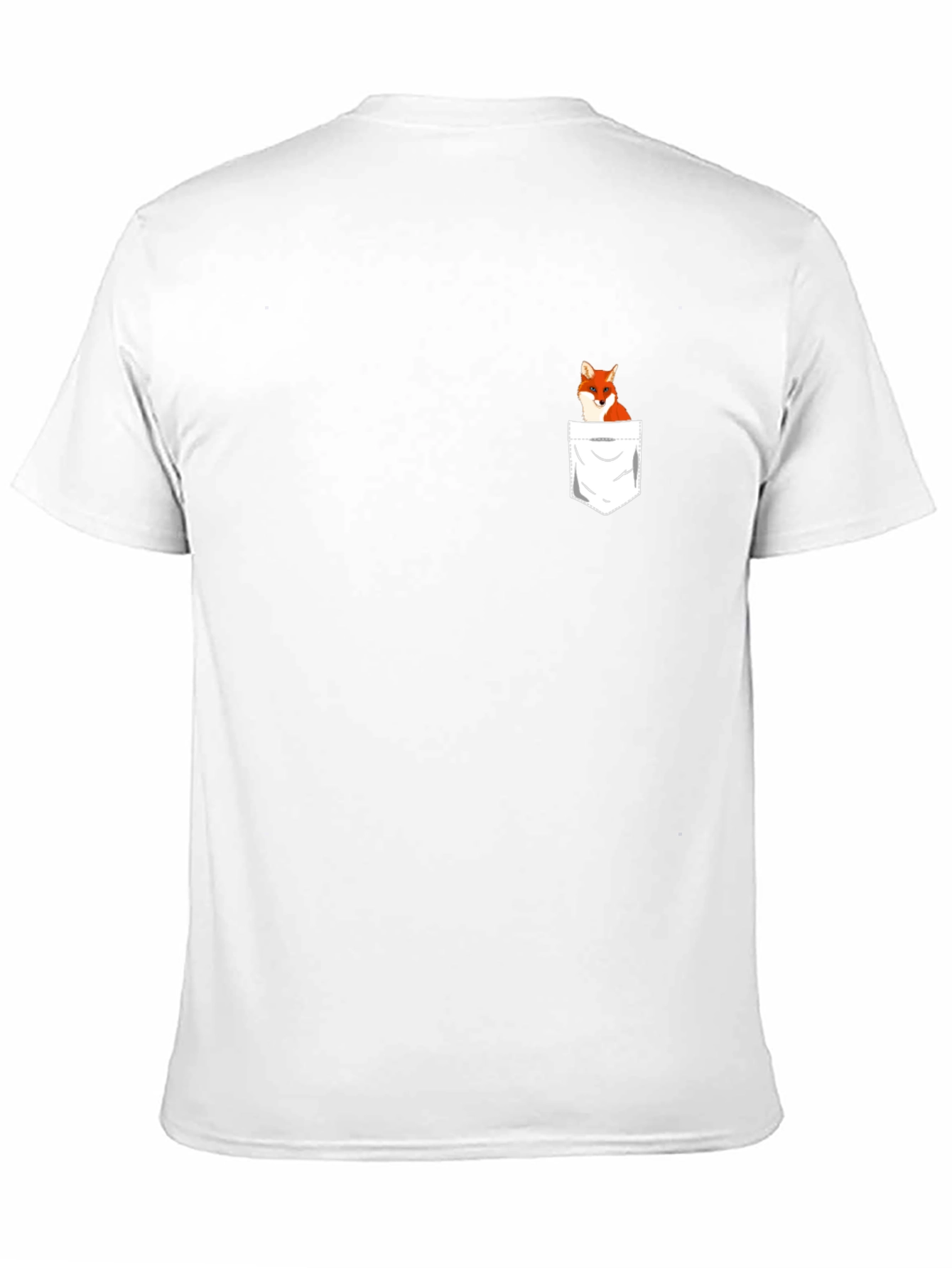 Pocket Fox Graphic T-Shirt