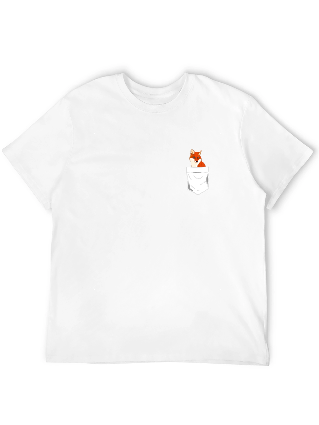 Pocket Fox Graphic T-Shirt