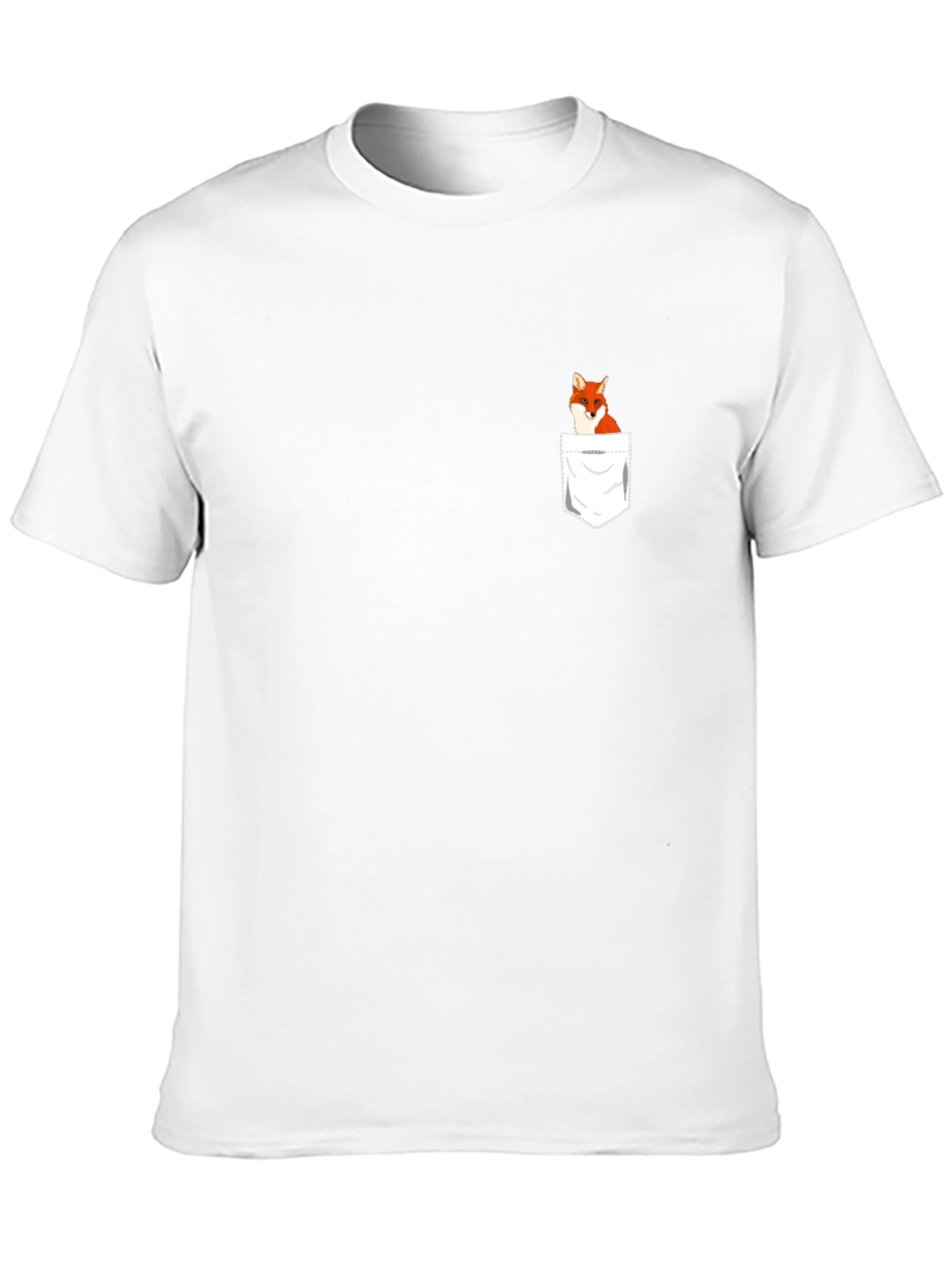 Pocket Fox Graphic T-Shirt