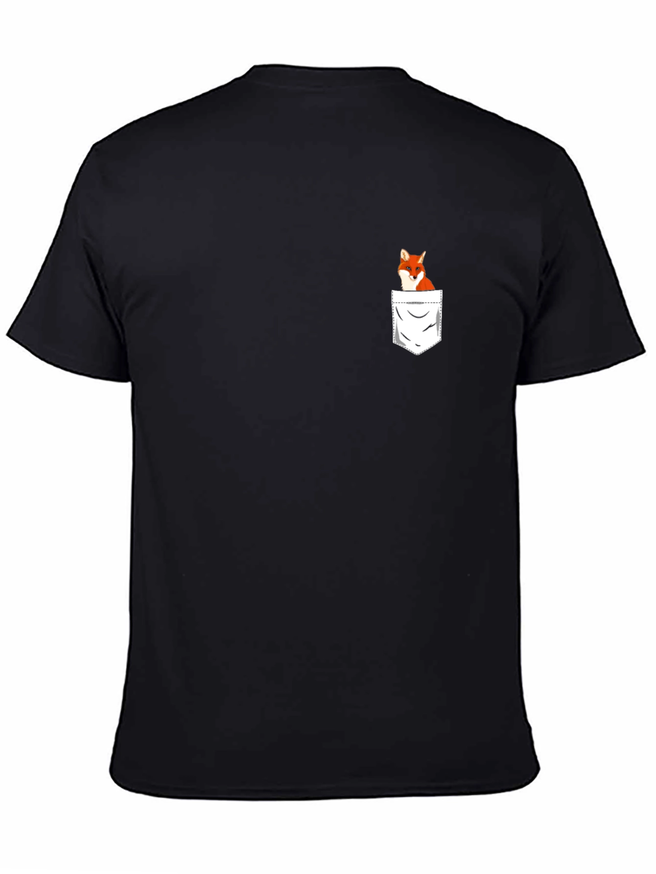 Pocket Fox Graphic T-Shirt