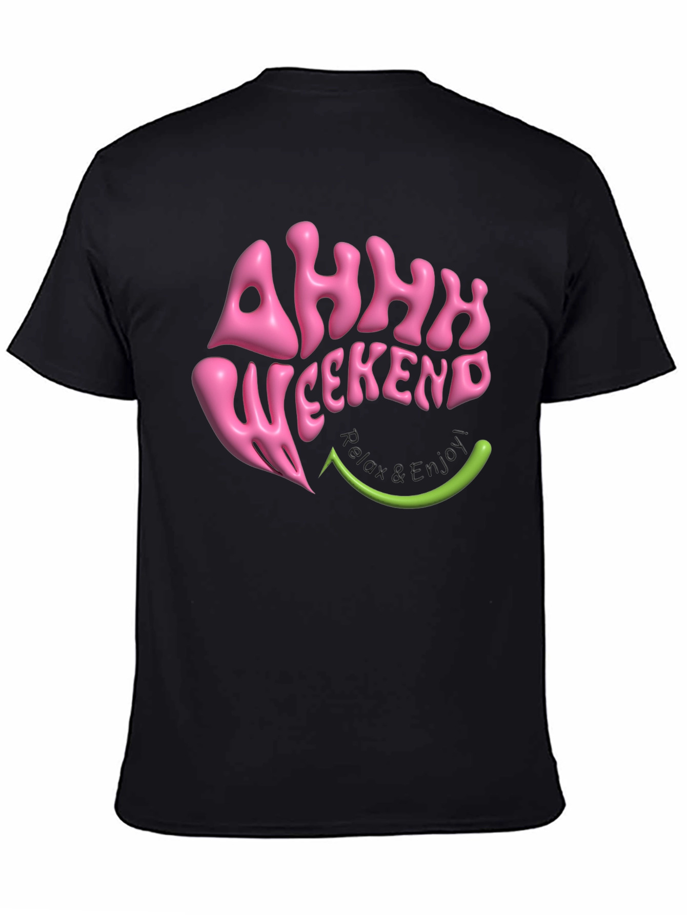 Ahhh Weekend T-Shirt - Relax & Enjoy Graphic Tee